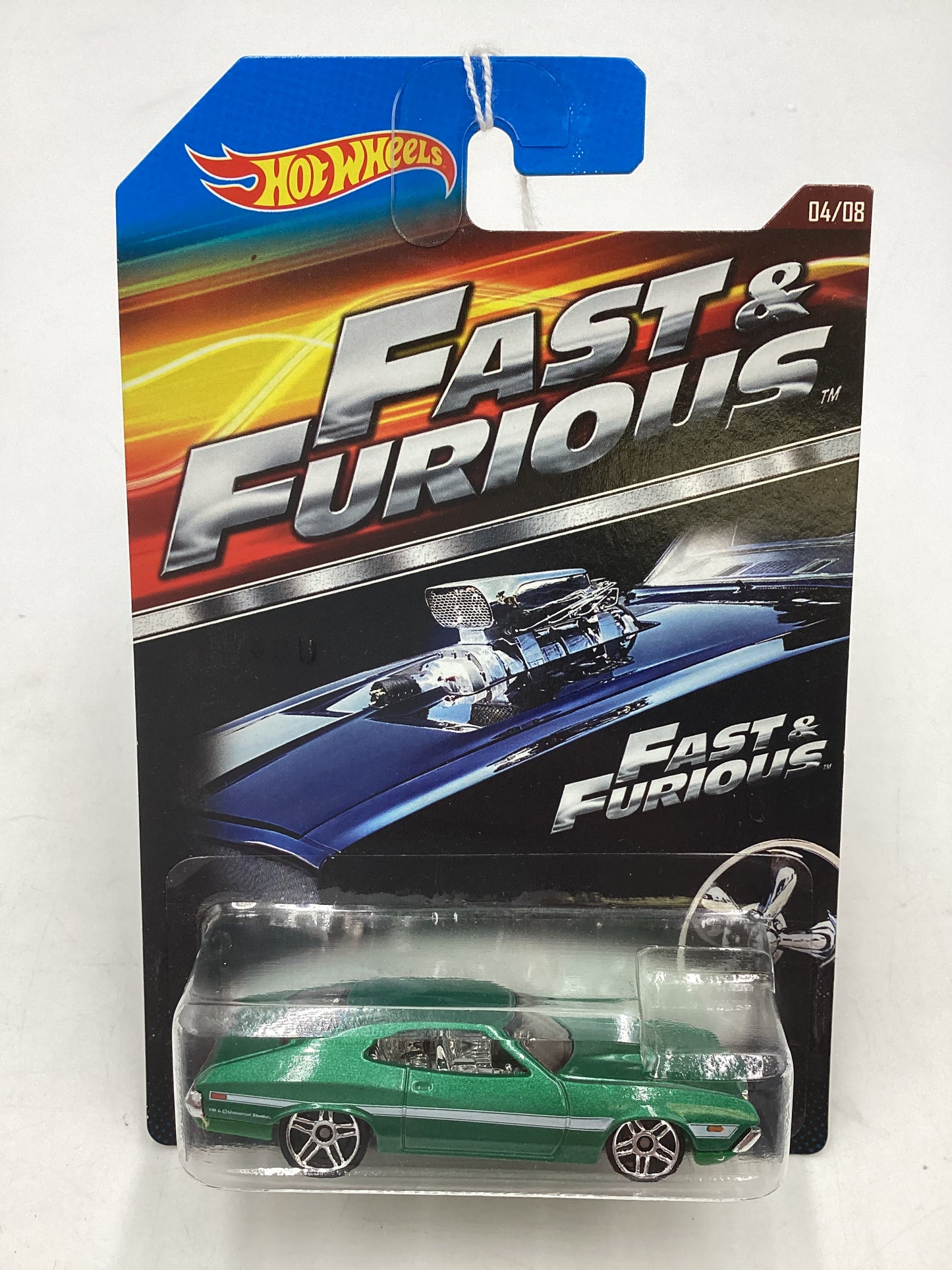 2015 Hot Wheels Fast & Furious #4 72 Ford Grand Torino Sport with protector 70G