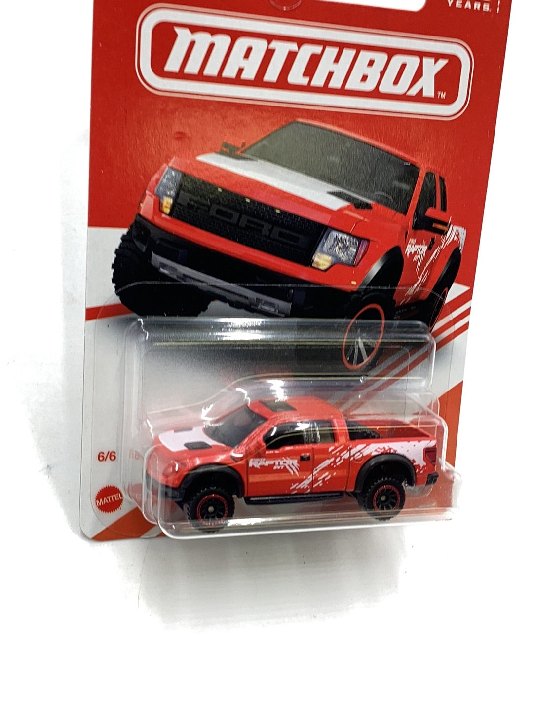 2024 Matchbox 6/6 2010 Ford F150 SVT Raptor Target Red