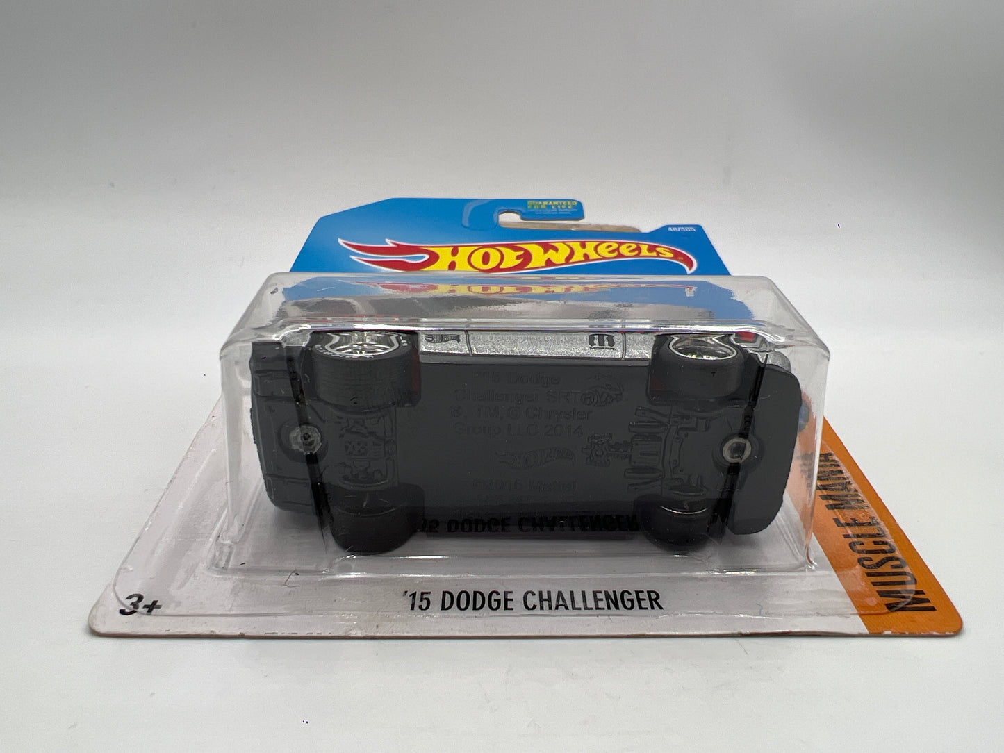 Hot Wheels 15 Dodge Challenger Silver Wheel Swap Custom On Card W/Protector SR