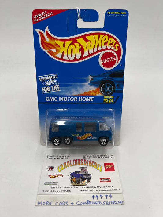 1996 Hot Wheels BW Collector #524 GMC Motor Home Blue 60E