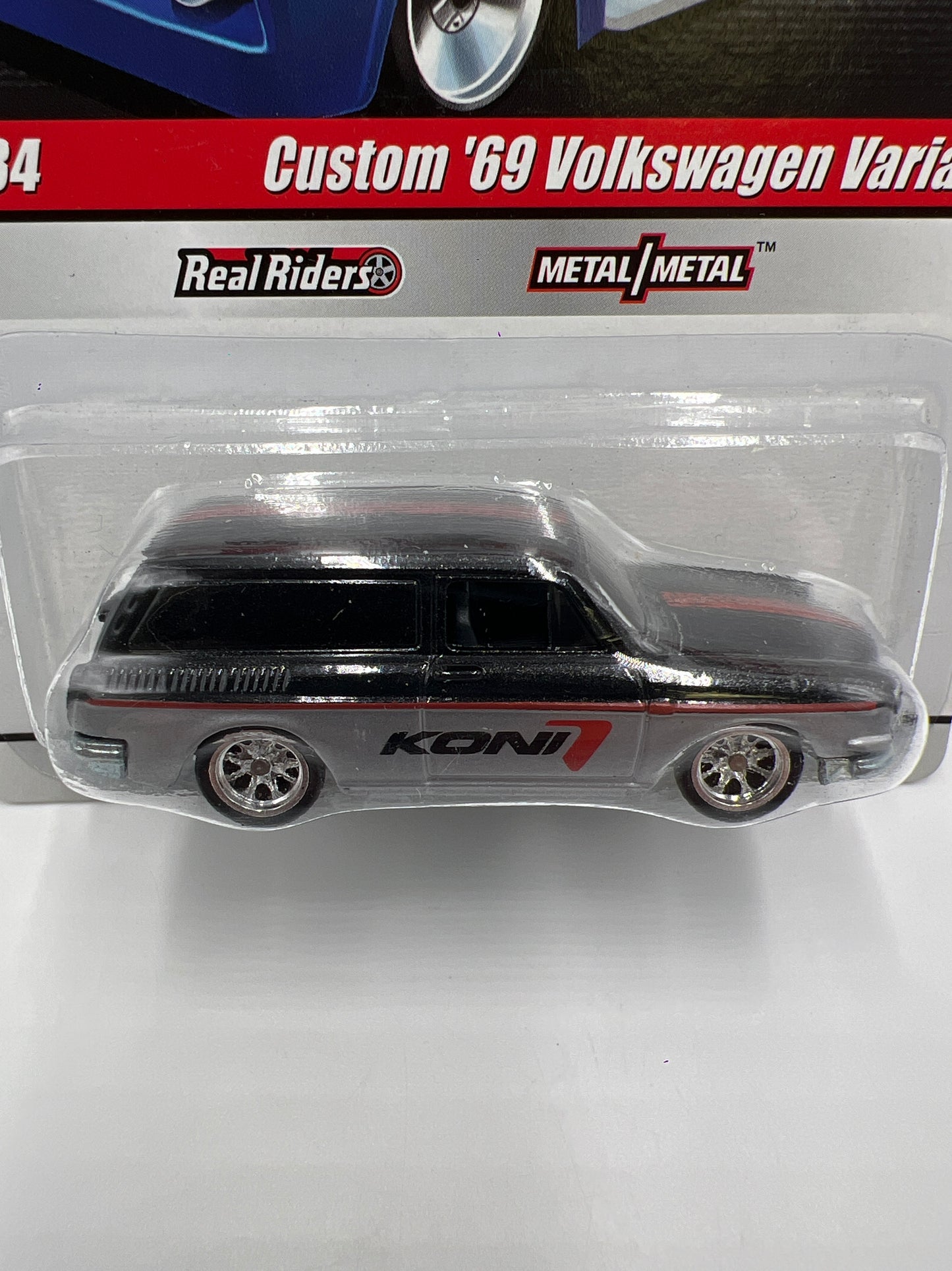 Hot Wheels Premium Delivery Series #32 Custom 69 Volkswagen Variant Koni Black/Silver