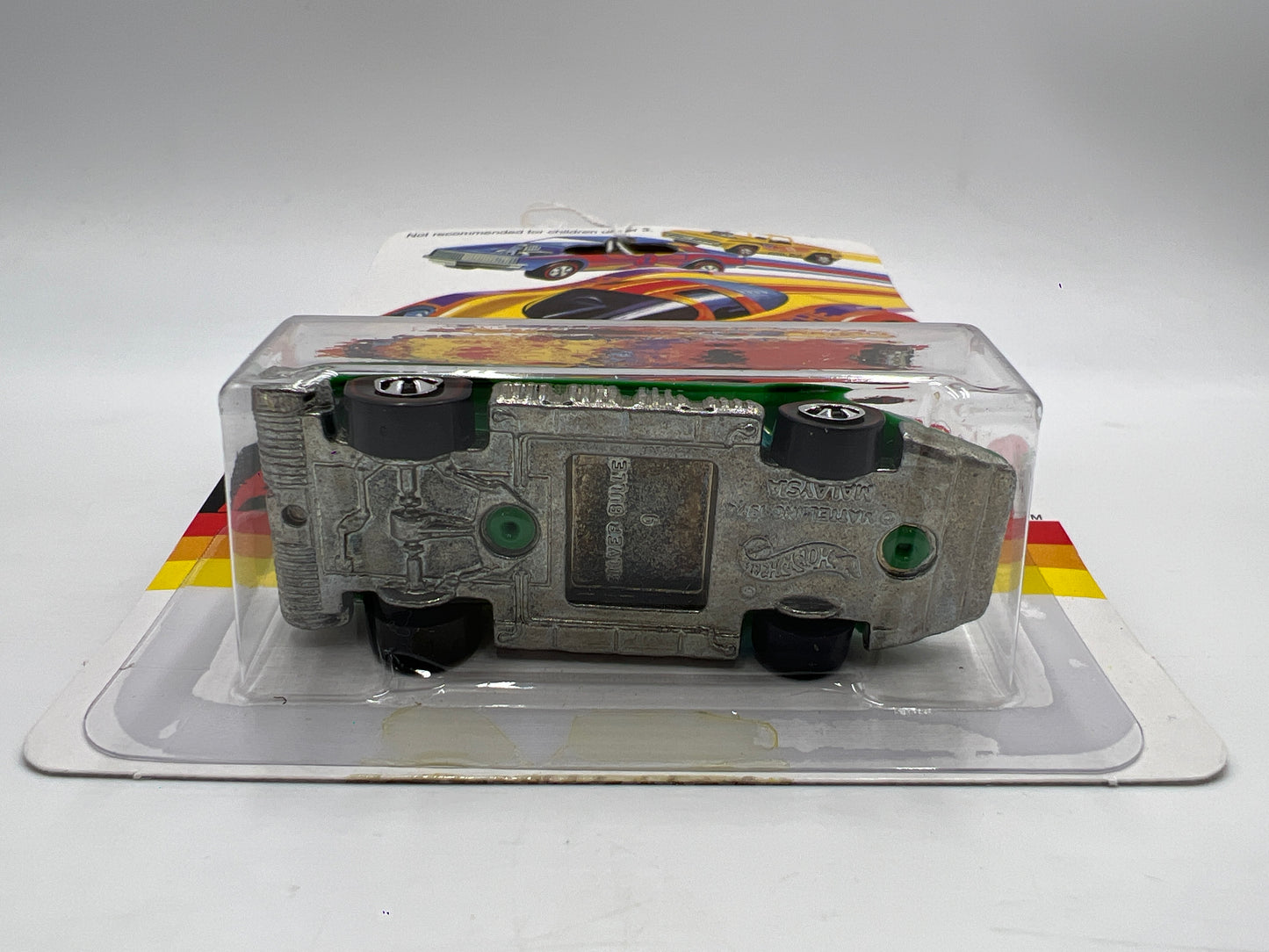 Hot Wheels 30 Years 1975 Authentic Commemorative Replica Flying Colors Large Charge Green