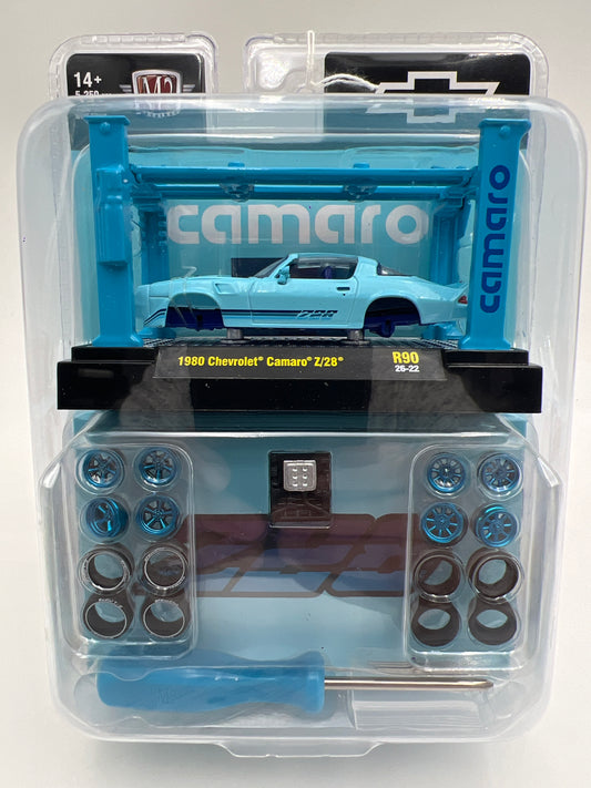 M2 Machines Model Kits R90 CHASE 1980 Chevrolet Camaro Z/28 Light Blue