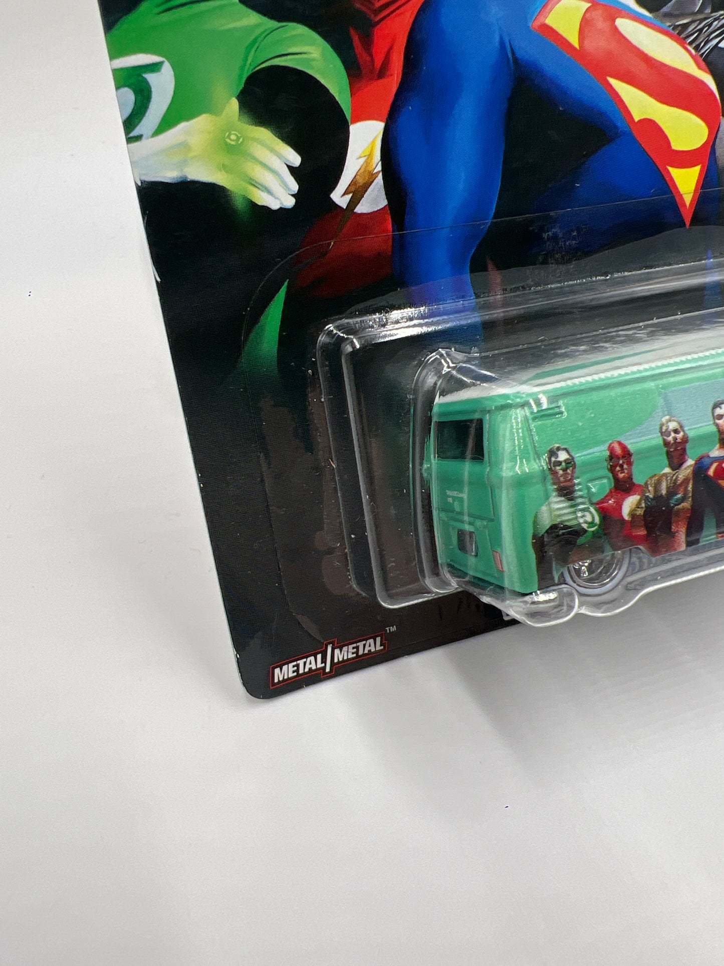 2018 Hot Wheels Premium DC Comics #1 Volkswagen T1 Panel Bus Green