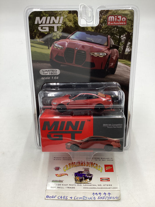 Mini GT Mijo Exclusives #566 BMW M4 Competition Toronto Red