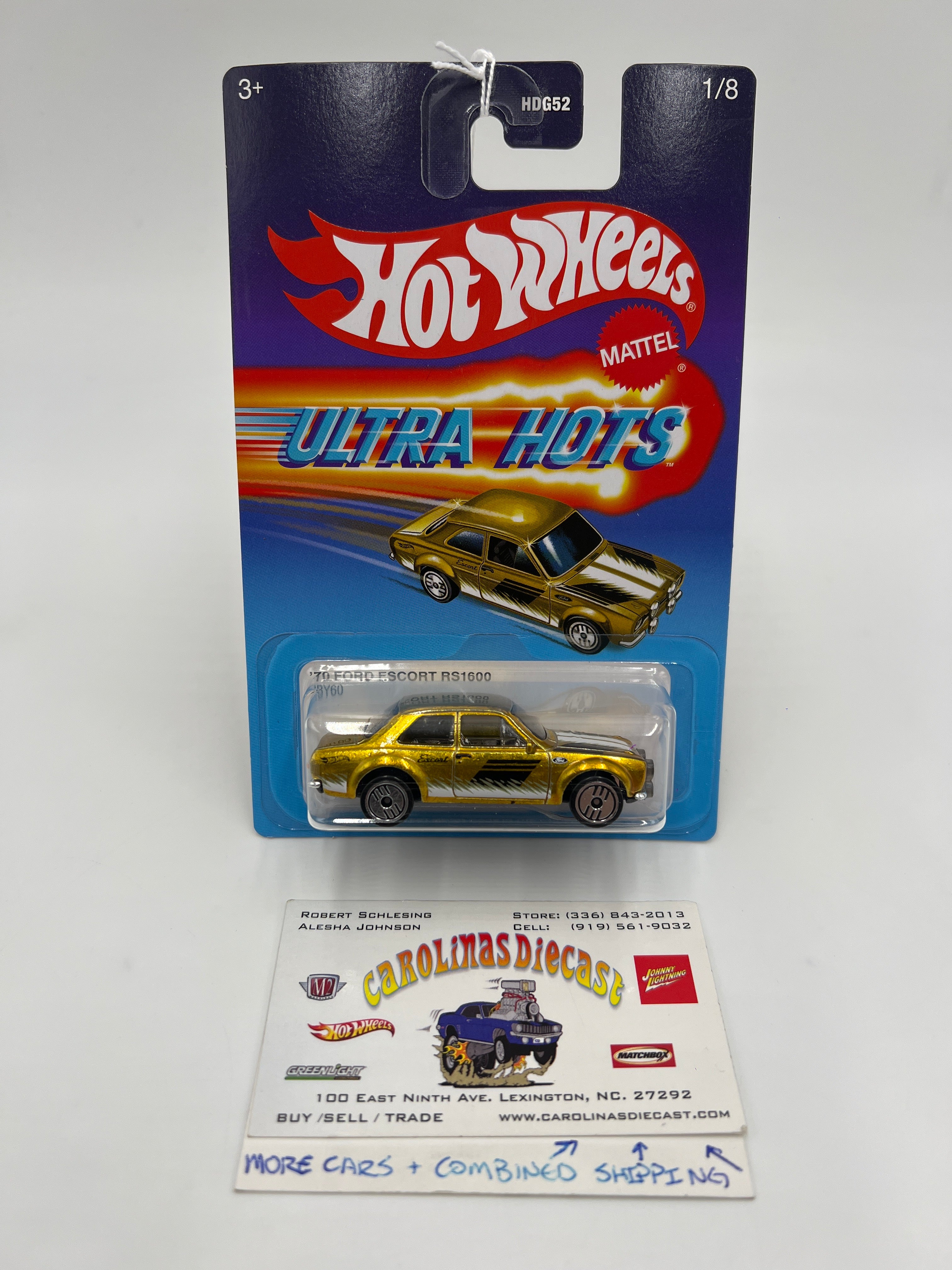 2025 Hot Wheels Target Ultra Hots #1 70 Ford Escort RS1600 Gold