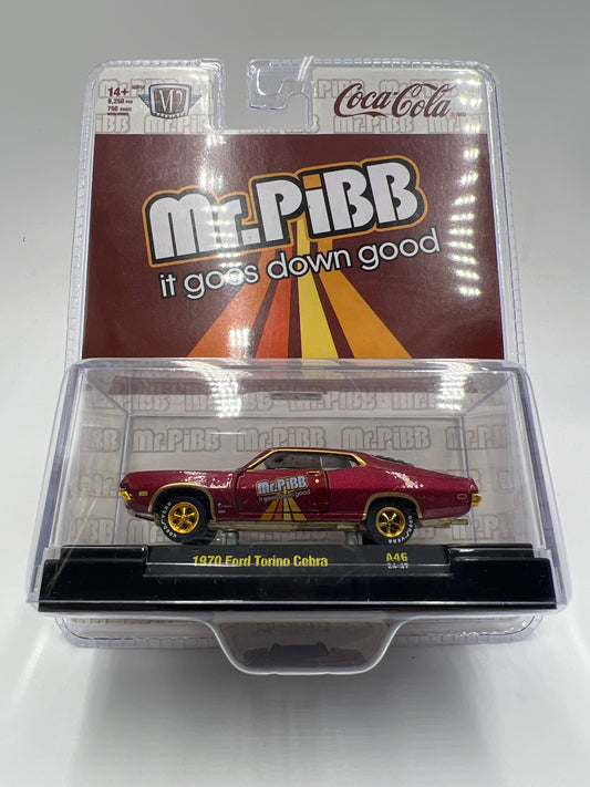 M2 Machines Coca Cola Mr Pibb CHASE 1970 Ford Torino Cobra A46