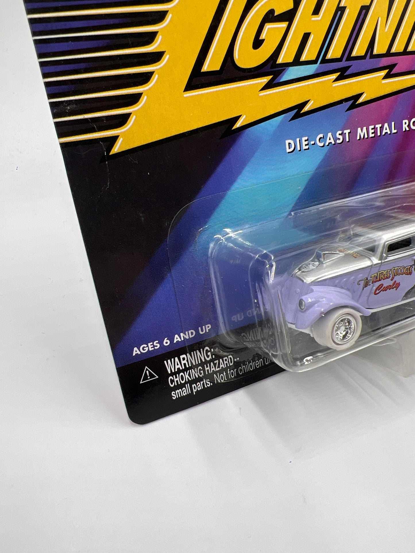 Johnny Lightning White Lightning Chase Team Lightning The Three Stooges 1933 Willys Curly Purple