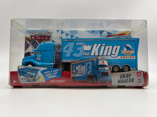 Disney Pixar The World Of Cars Hauler #3 Gray Hauler Dinoco Blue