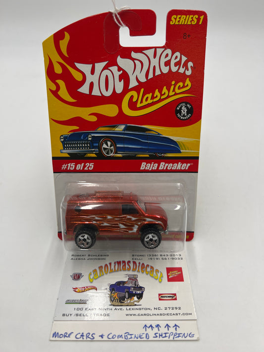 Hot Wheels Classics Series 1 #15 Baja Breaker Orange