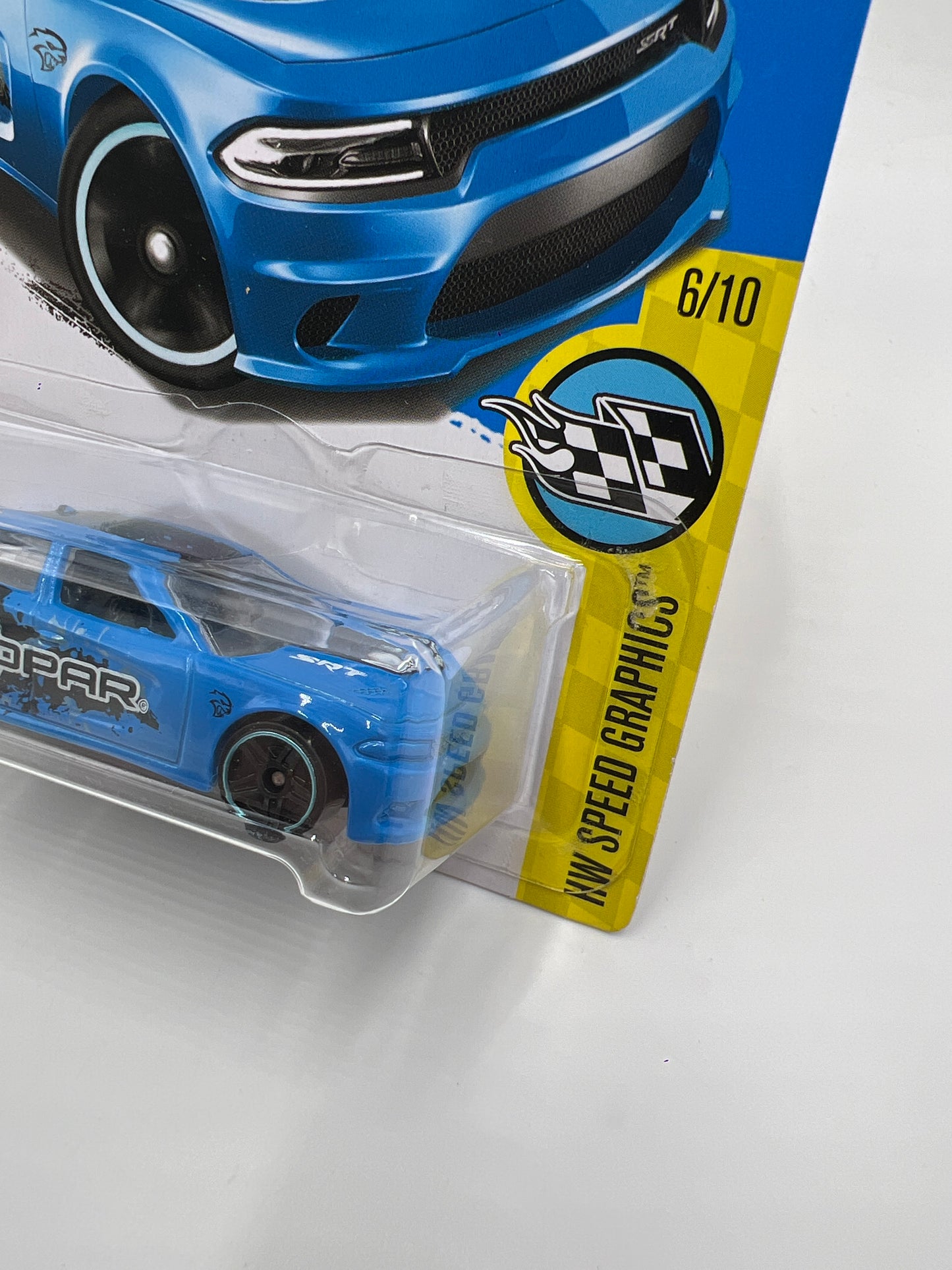 2017 Hot Wheels Speed Graphics #9 15 Dodge Charger SRT Blue 56E