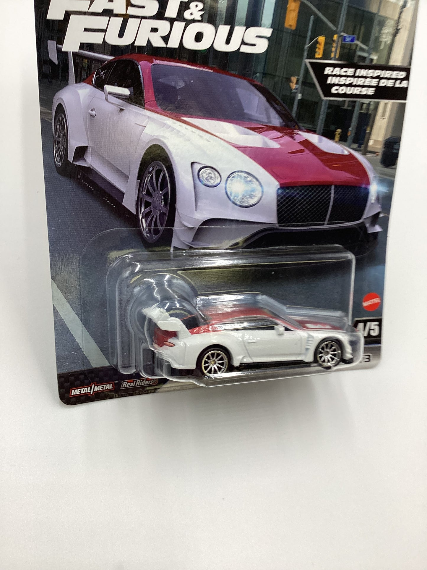 2024 Hot wheels Gold Label Fast and Furious #4 2018 Bentley Continental GT2 White/Red 246F