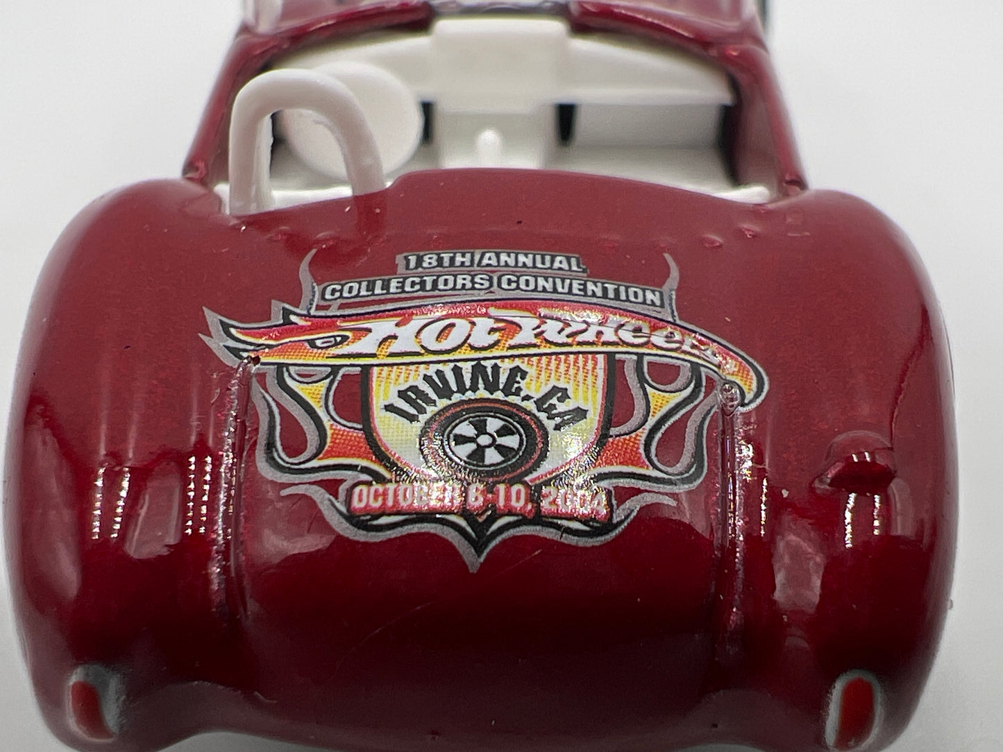 Hot Wheels 1/64 18th Annual Collectors Convention Irvine CA Shelby Cobra 427 S/C Red Loose