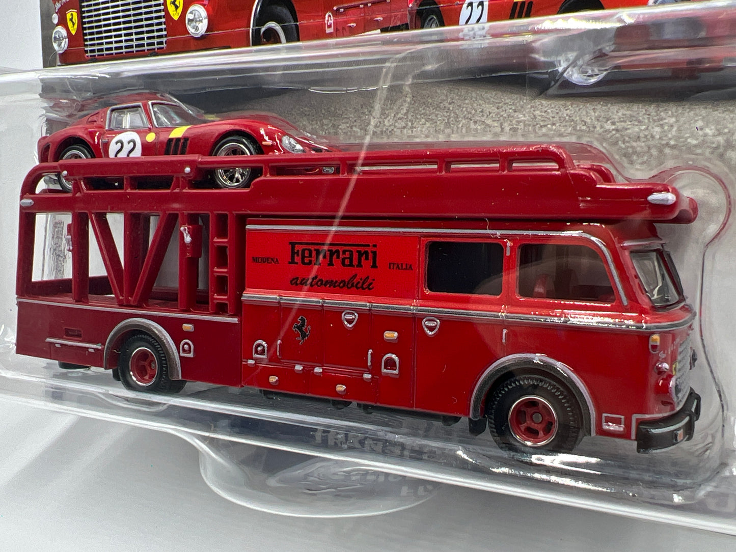 2025 Hot Wheels Car Culture Team Transport #83 Ferrari 250 GTO & Fiat 642 RN2 Bartoletti Transporter Red 279C