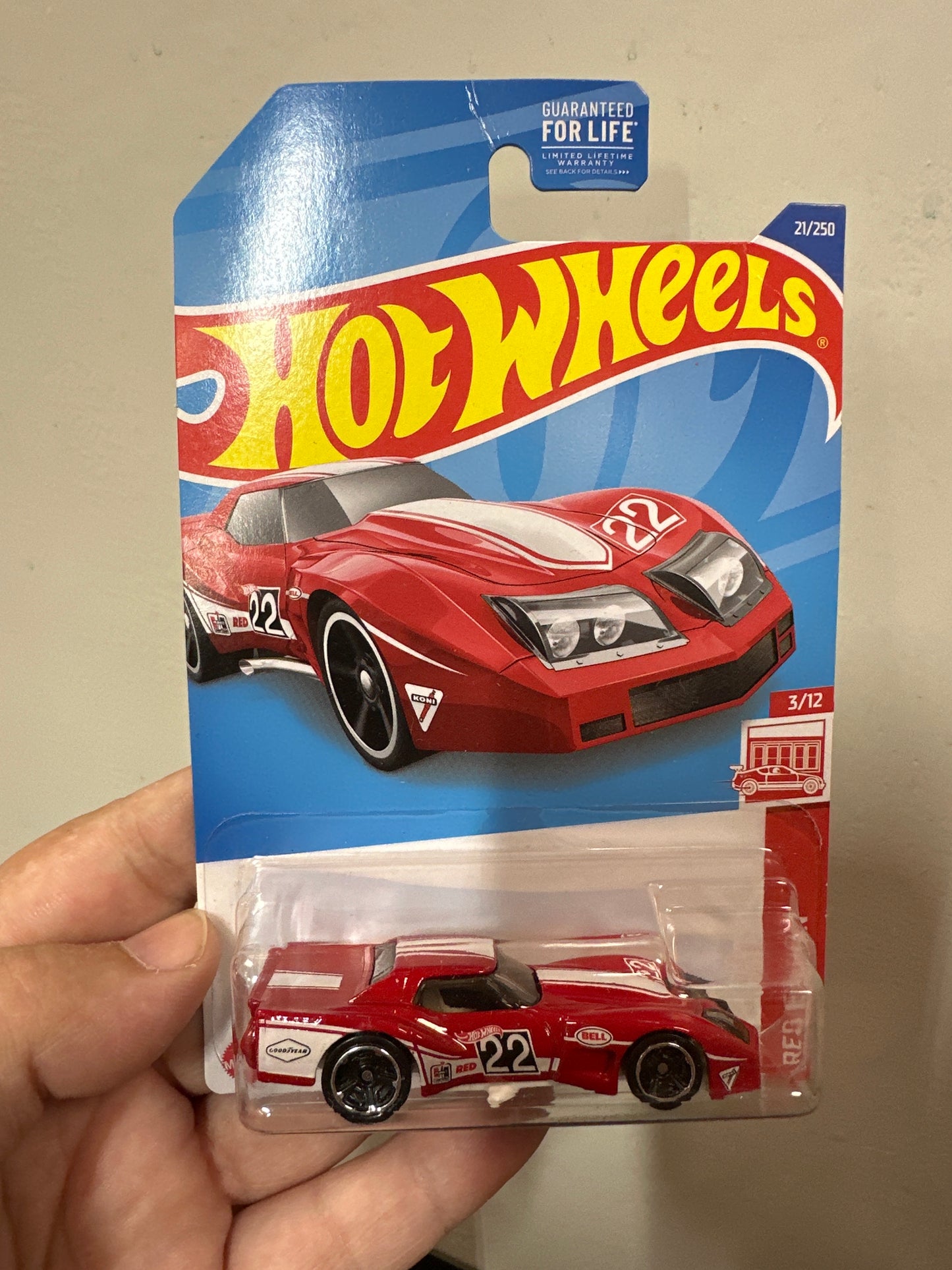 2022 Hot wheels Red Edition 76 Greenwood Corvette #21 read description 151A