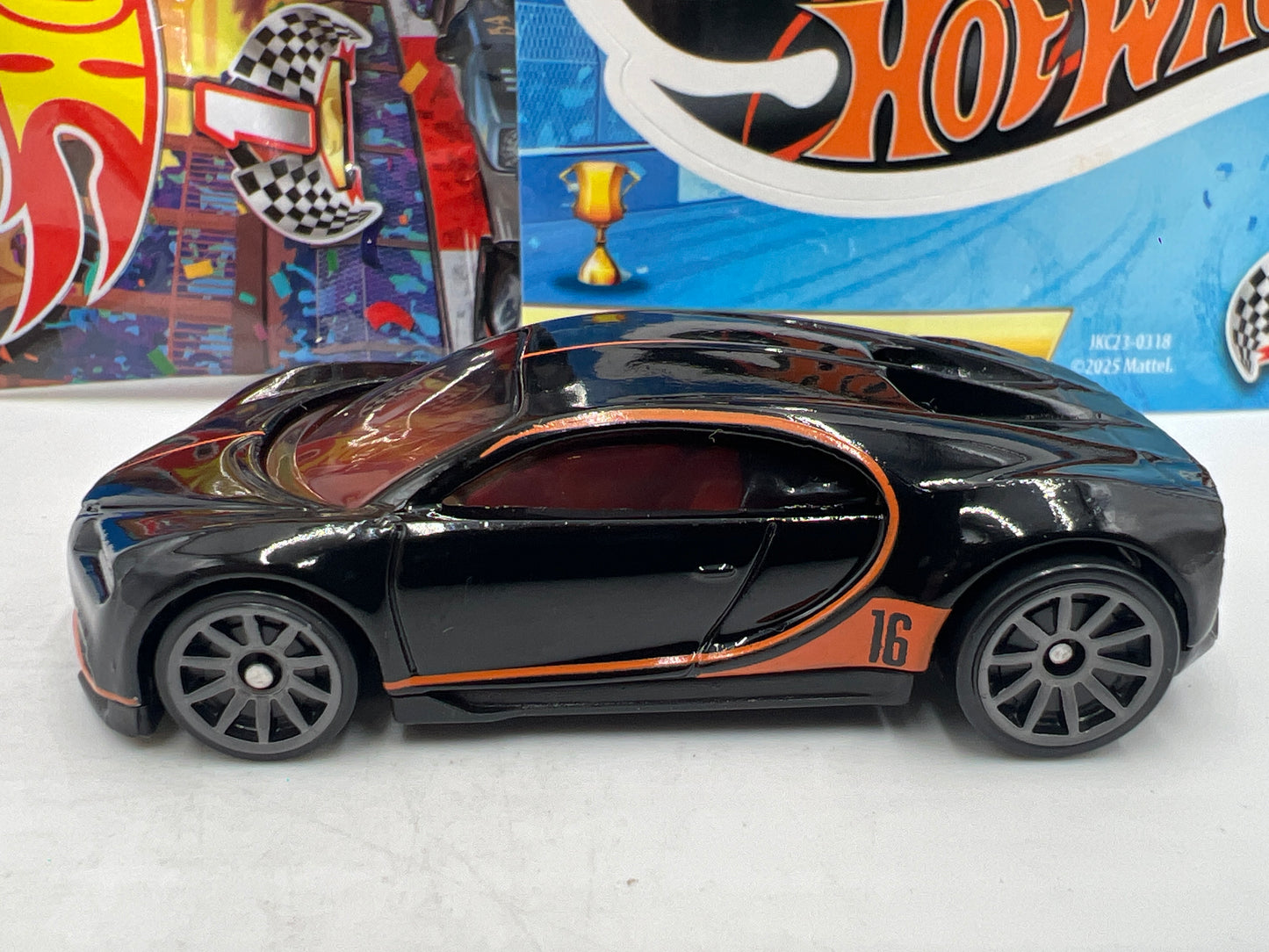 2026 Hot Wheels Mystery Models Series 1 #3 CHASE 16 Bugatti Chiron Black
