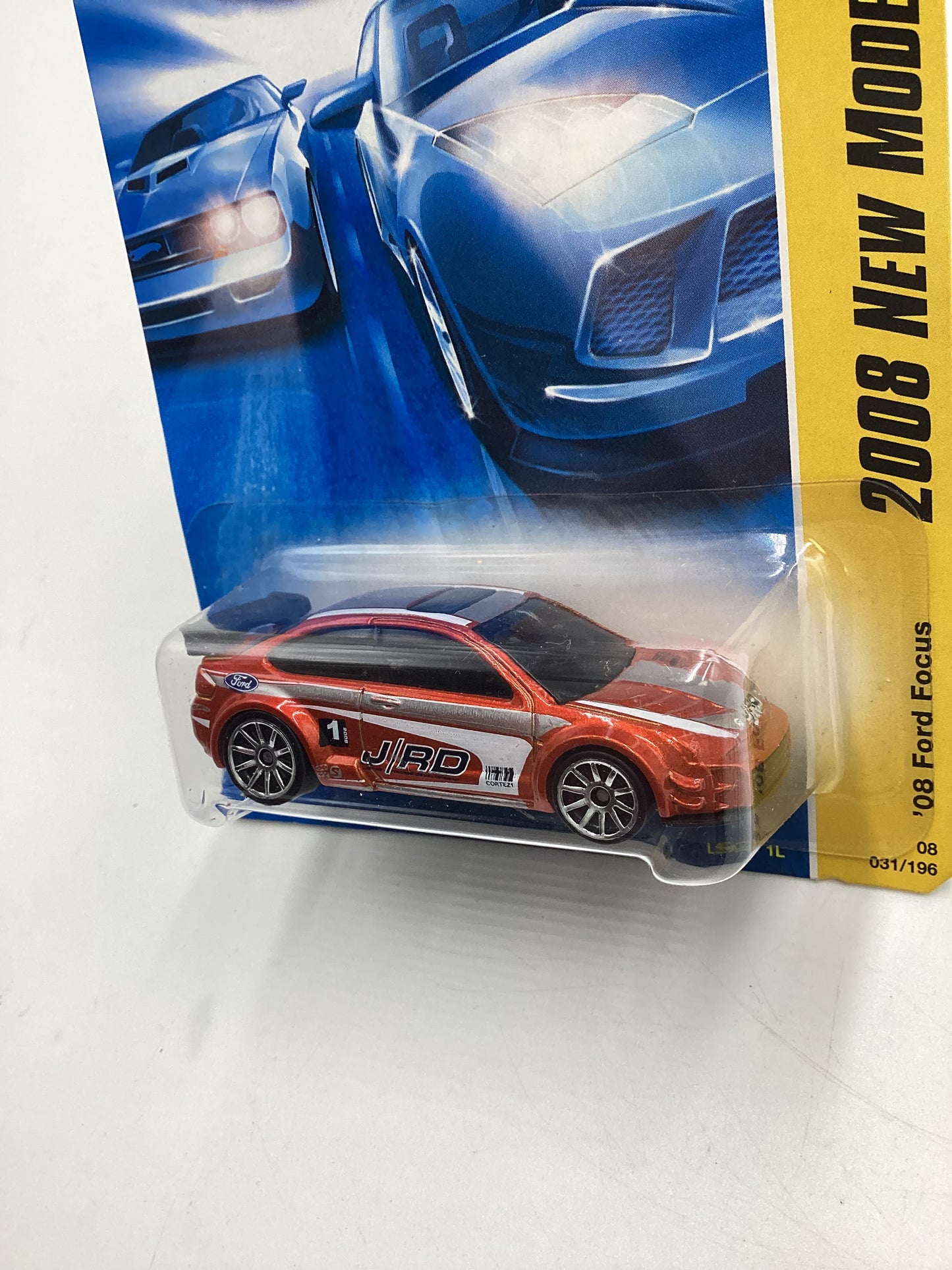 2008 Hot Wheels New Models #31 08 Ford Focus Orange 20i