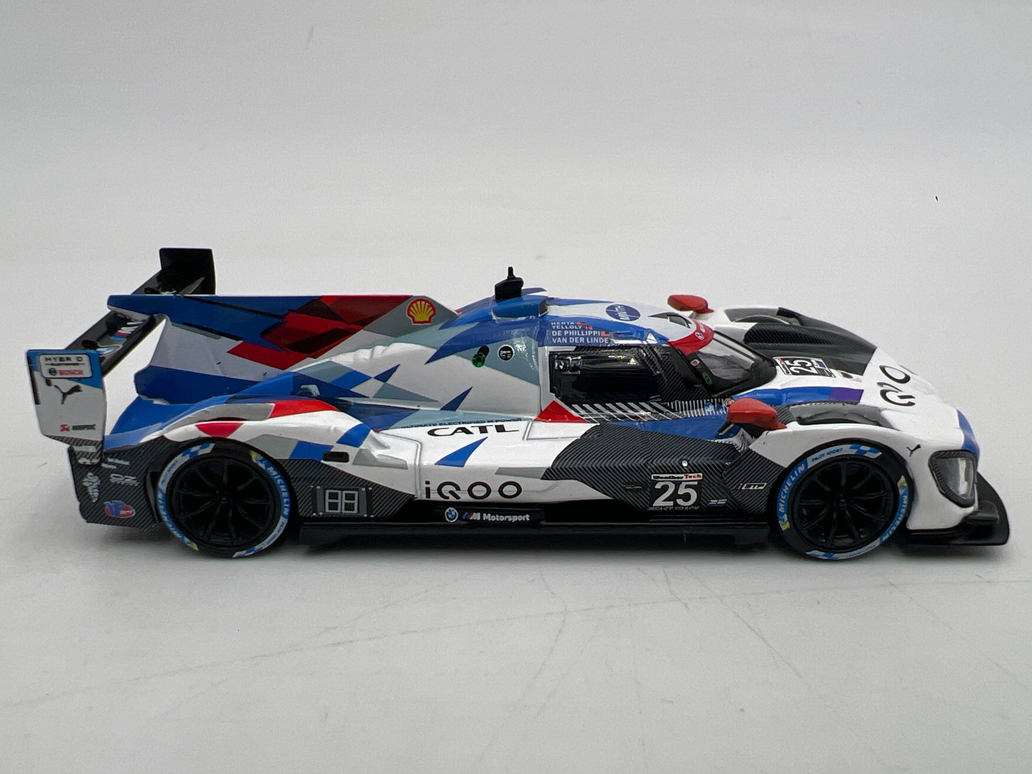Mini GT #709 BMW M Hybrid V8 #25 2023 IMSA Sebring 12 Hrs 2nd Place M Team RLL