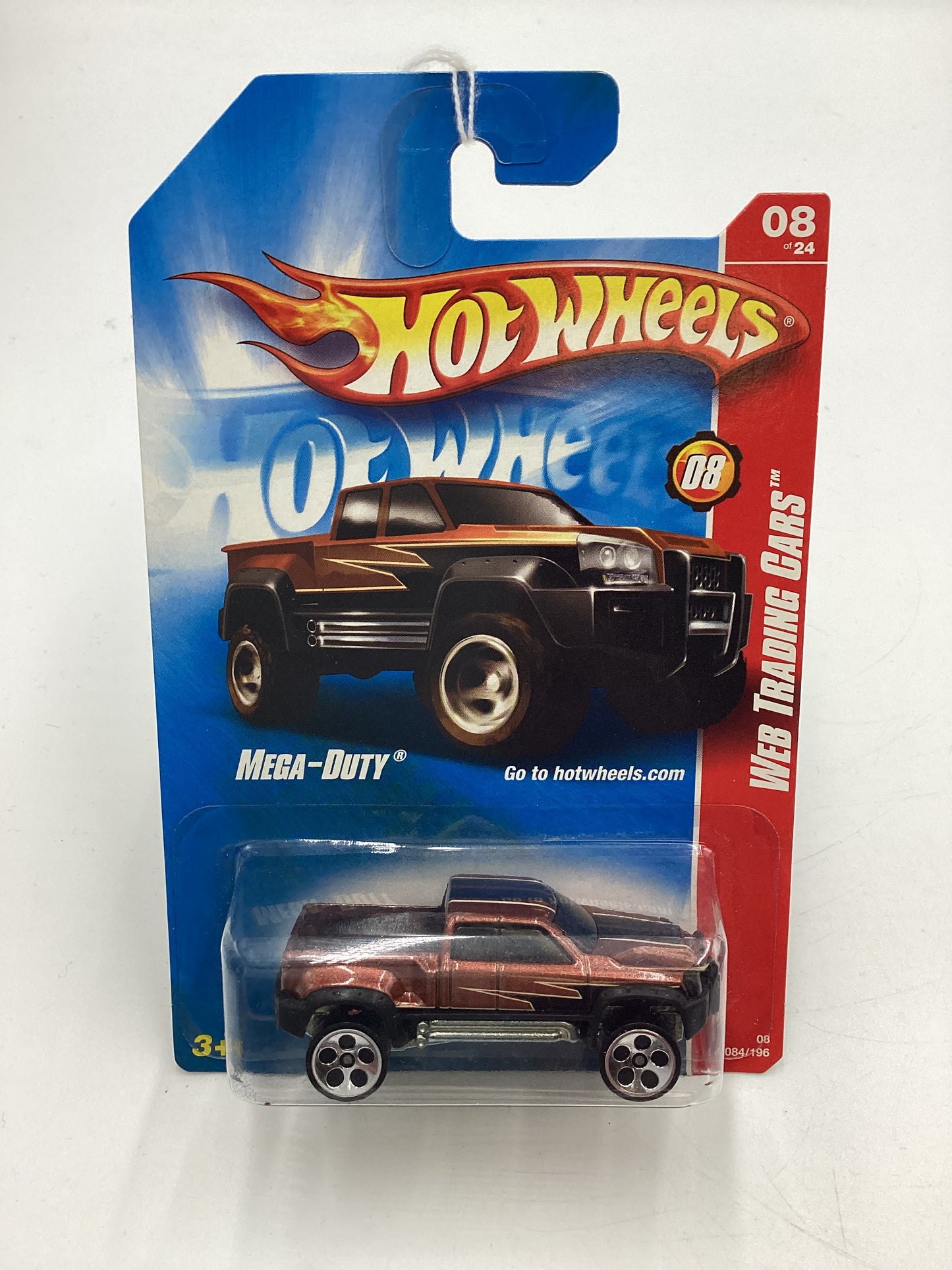 2008 Hot Wheels Web Trading Cars #84 Mega-Duty Brown