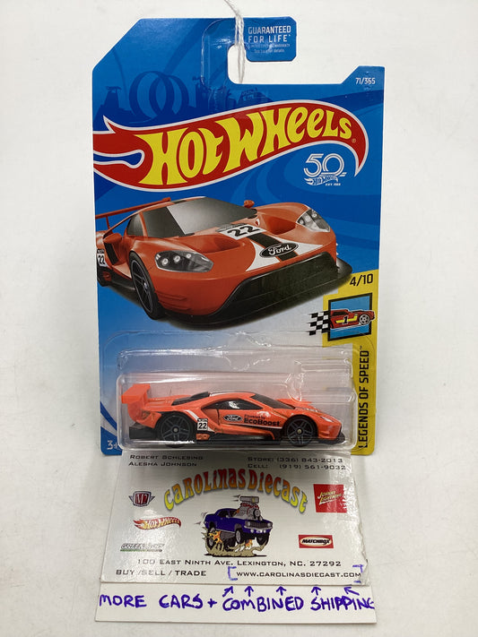 2018 Hot Wheels #071 2016 Ford GT Race Orange 19i