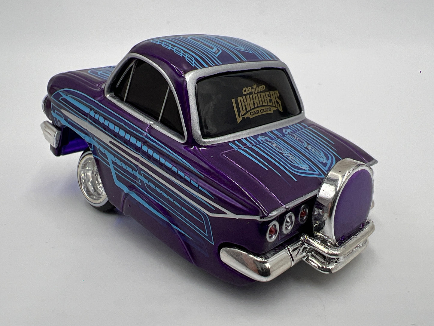 MGA Car Tuned Series 1 Show Glow Lowriders #5 61 Chevy Impala Sport Coupe Purple/Blue