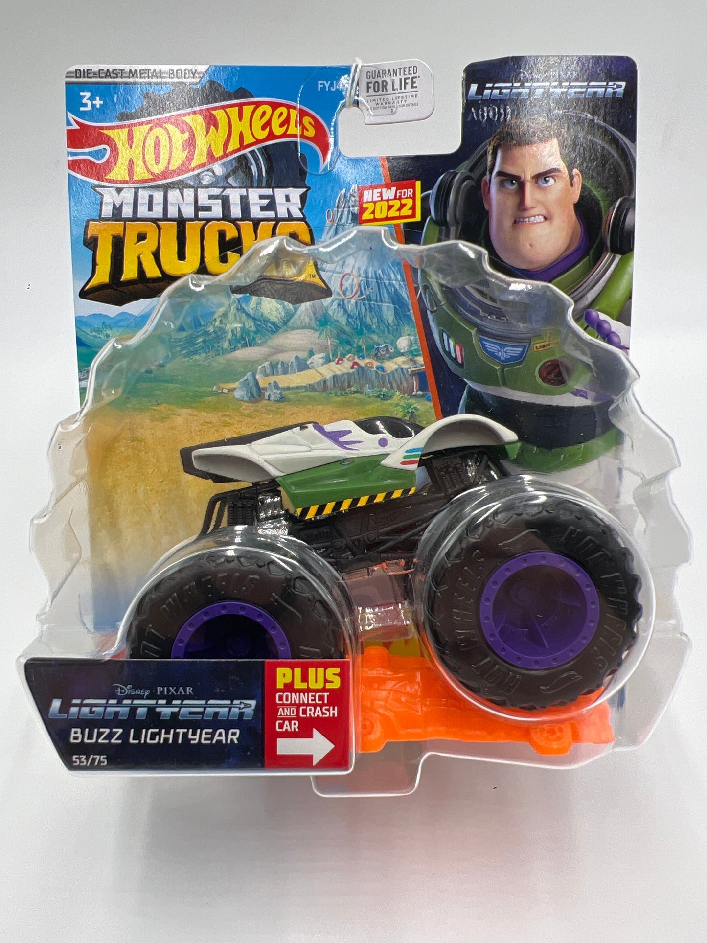 2022 Hot Wheels Monster Trucks Disney Pixar #53 Buzz Lightyear 131D