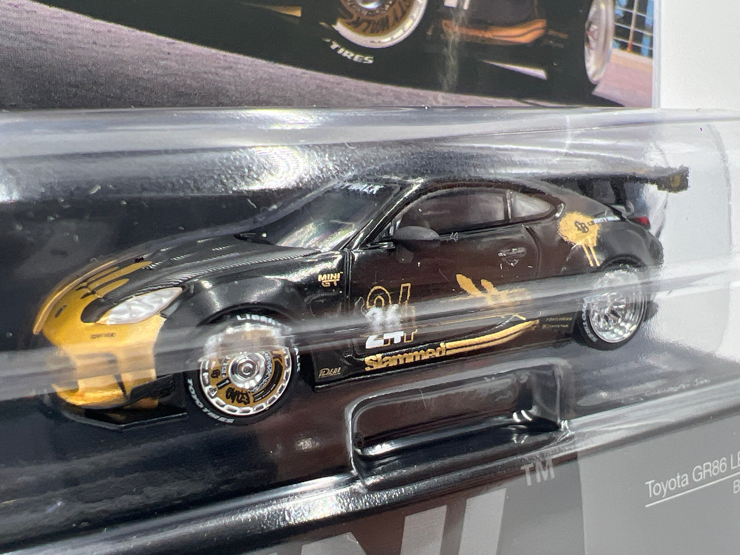 Mini GT #1149 Toyota GR86 LB Nation Black/Gold