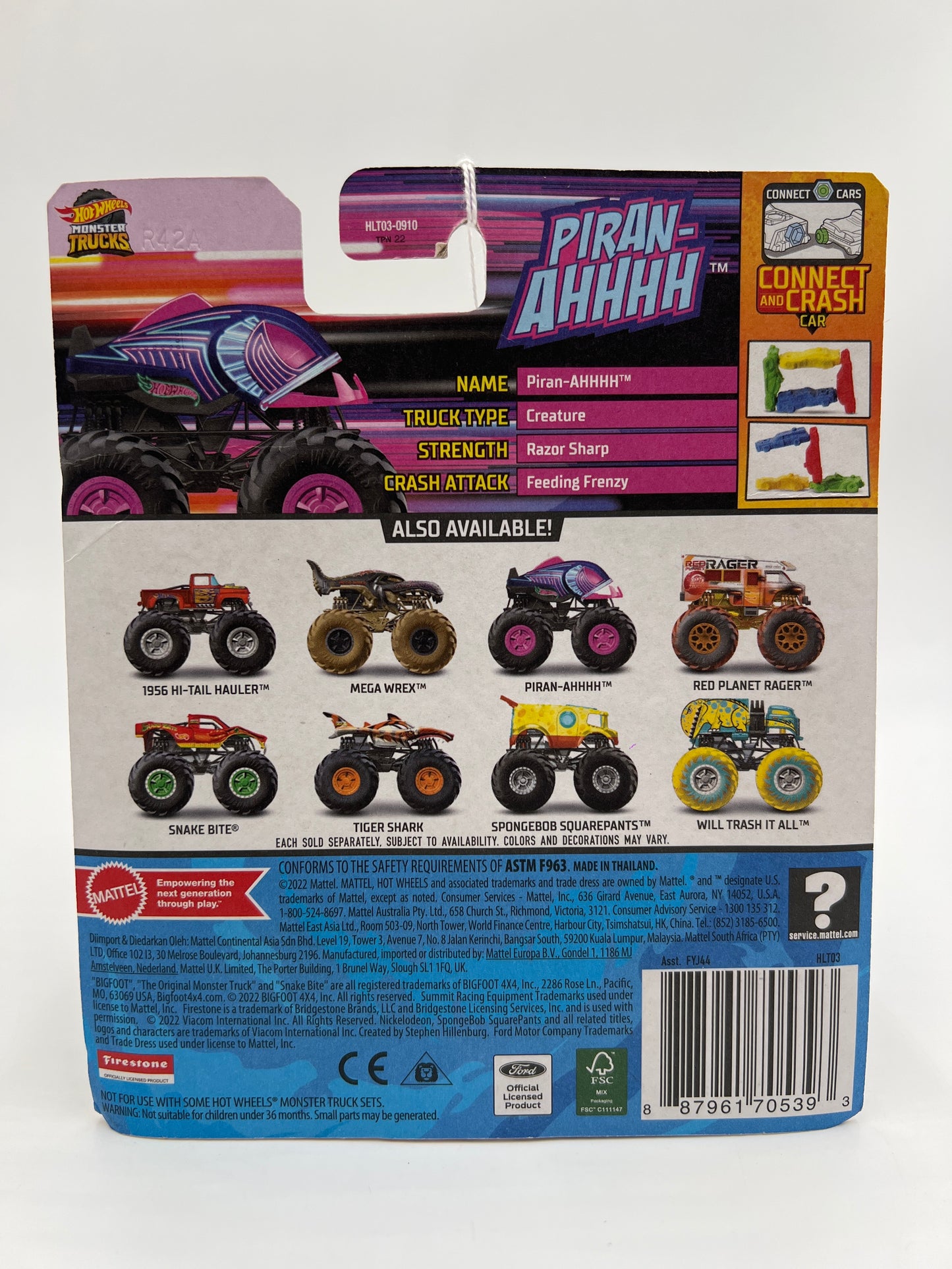 2023 Hot Wheels Monster Trucks More Neonsense #1 Piran-ahhhh 127i