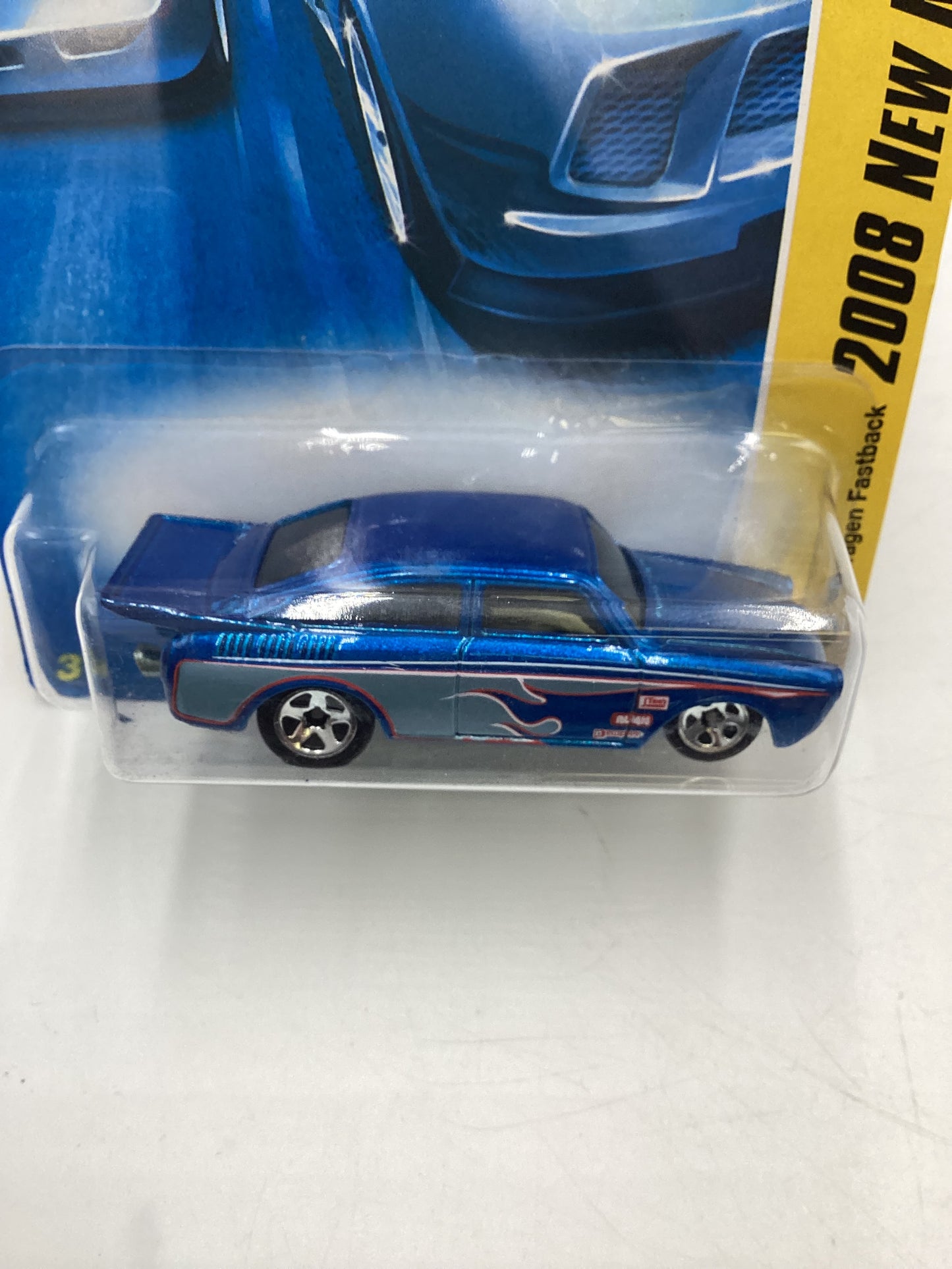 2008 Hot Wheels New Models #39 65 Volkswagen Fastback Blue 96C