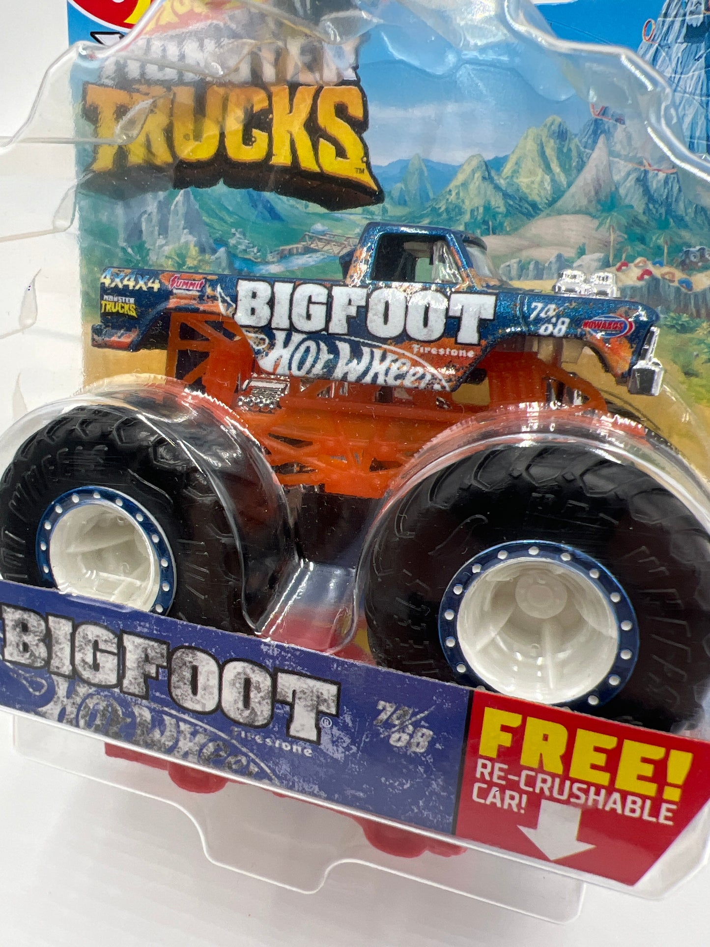 2021 Hot Wheels Monster Trucks HW MT Live #28 Bigfoot 133G