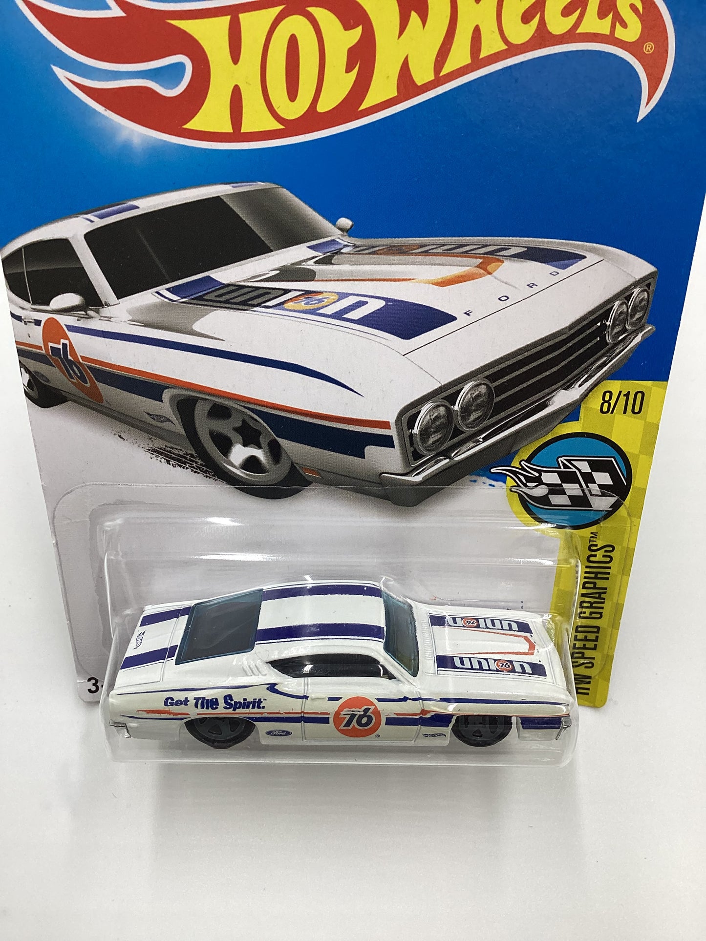 2019 Hot Wheels #183 69 Ford Torino Talladega 76 White 29E