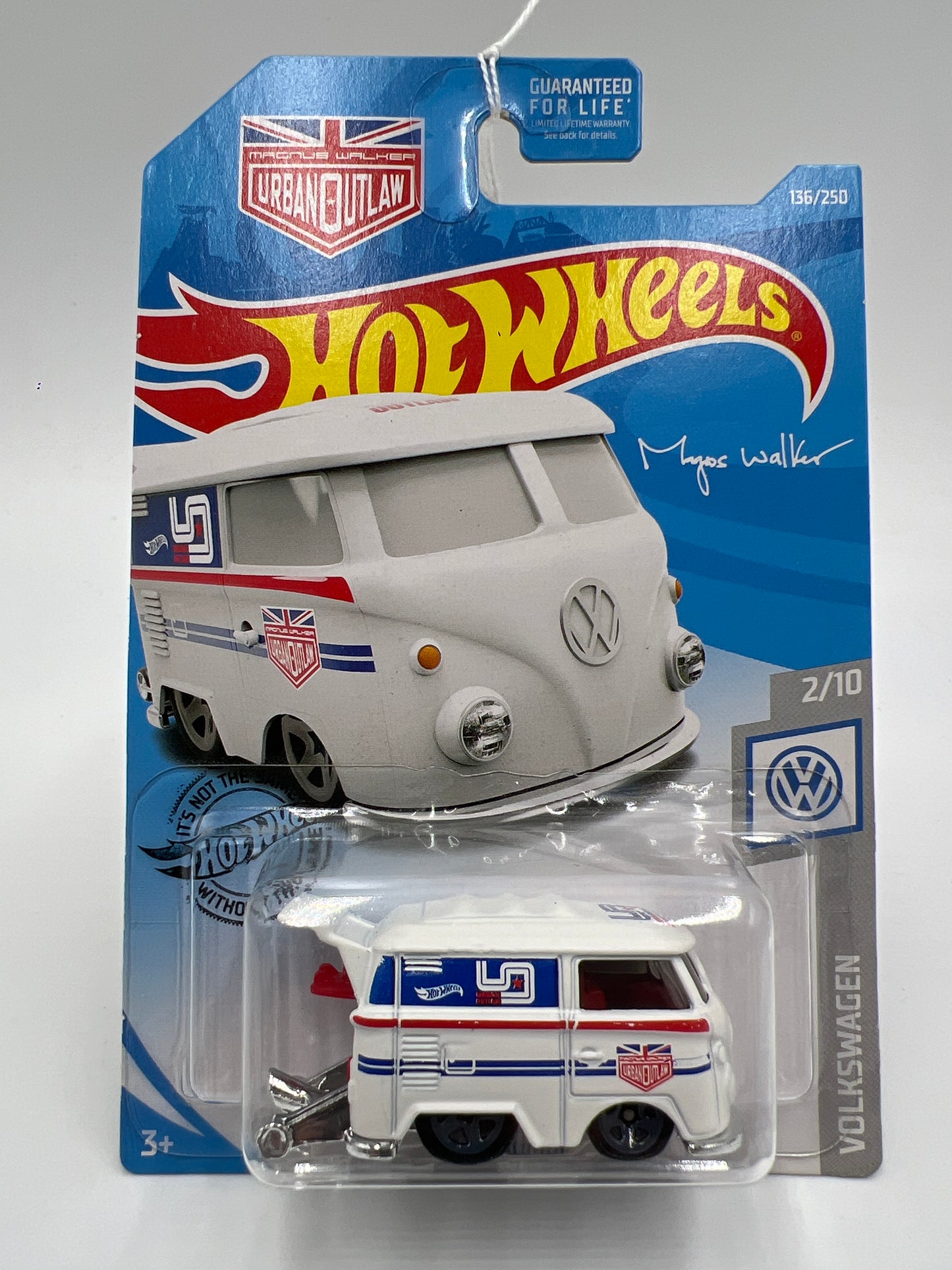 2019 Hot Wheels Volkswagen #136 Kool Kombi White Magnus Walker 97F