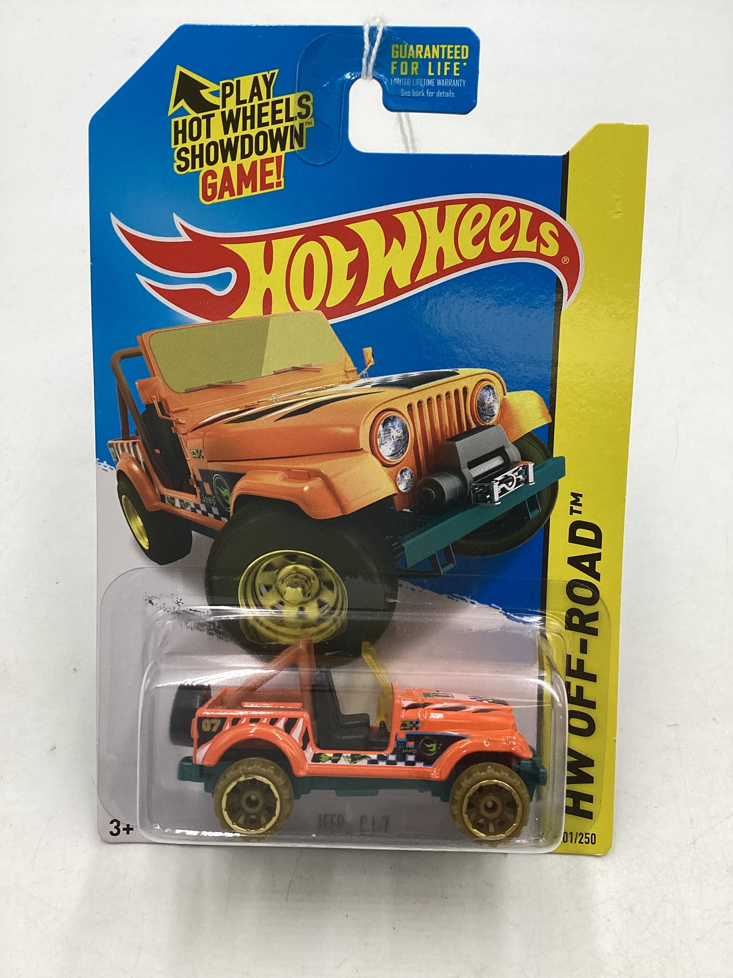 2015 Hot Wheels Treasure Hunt #101 Jeep CJ-7 Orange 277D