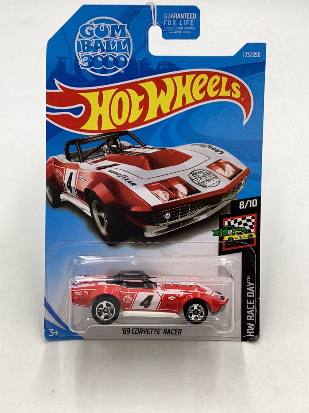 2019 Hot wheels #173 69 Corvette Racer 1C