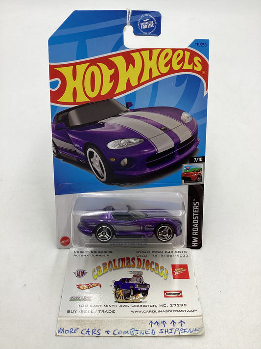 2023 Hot wheels #131 Purple Dodge Viper RT/10 44i