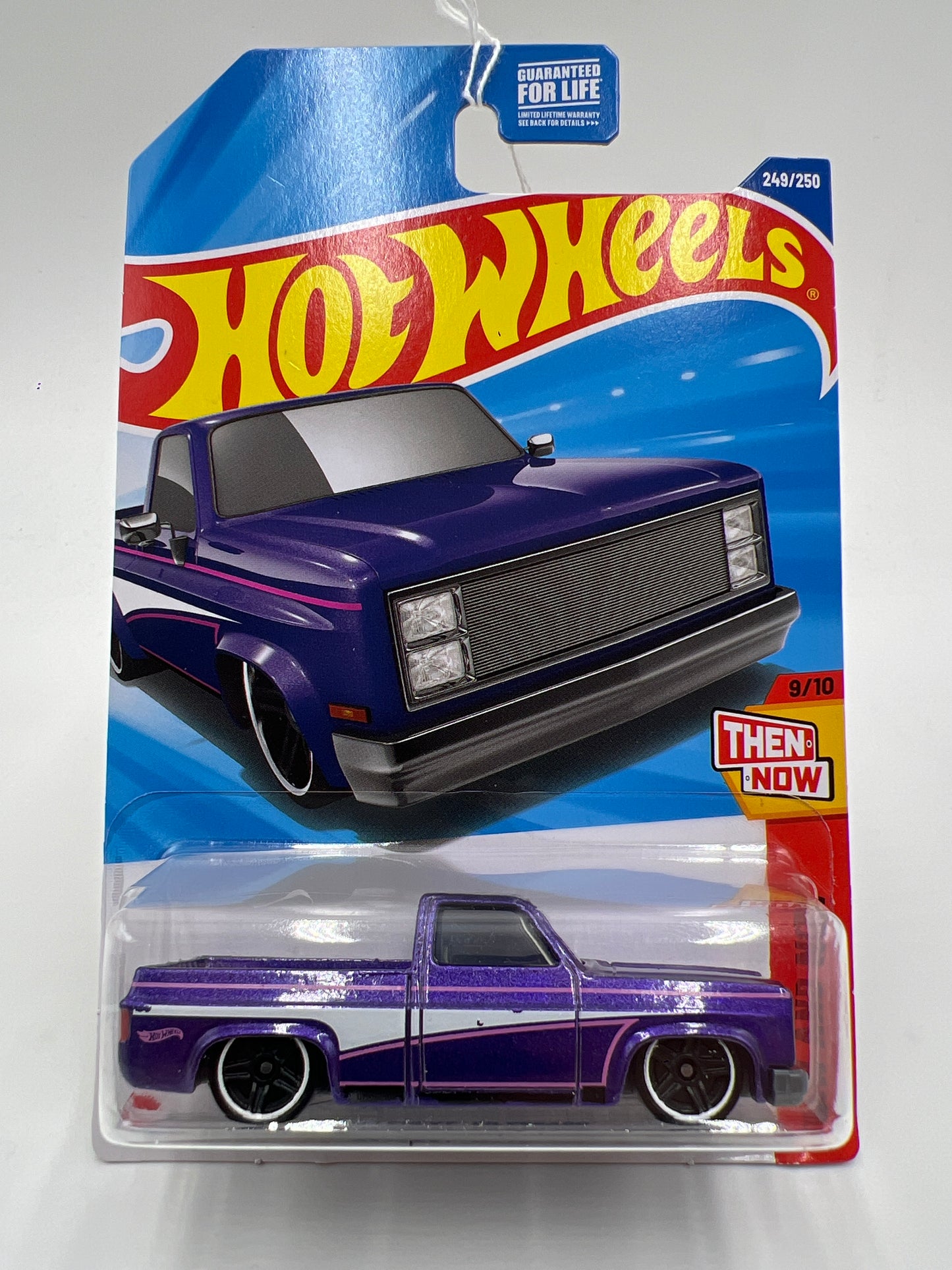 2025 Hot Wheels Dollar General Exclusive #249 83 Chevy Silverado Purple W/Protector