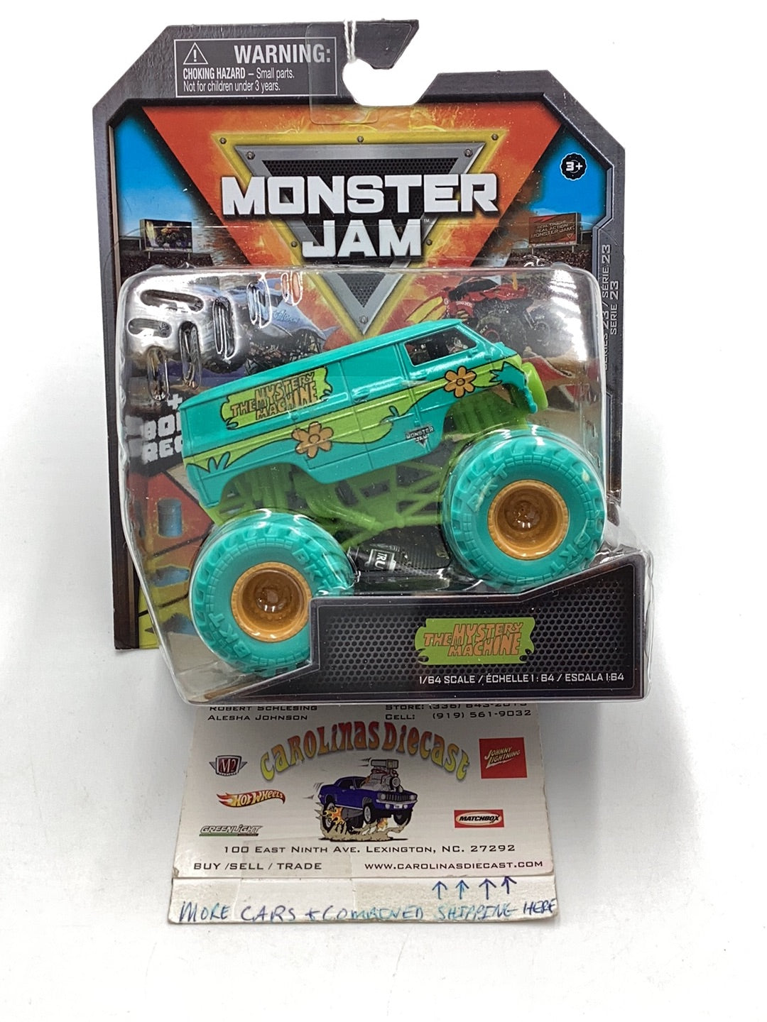 Monster Jam series 23 The Mystery Machine 124E
