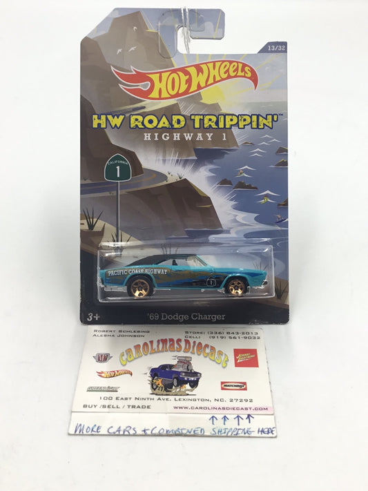 Hot Wheels Road Trippin 1969 Dodge Charger #13 FF4