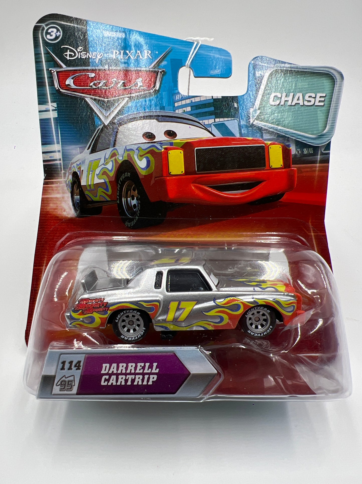Disney Pixar Cars #114 Chase Darrell Cartrip Silver 142A