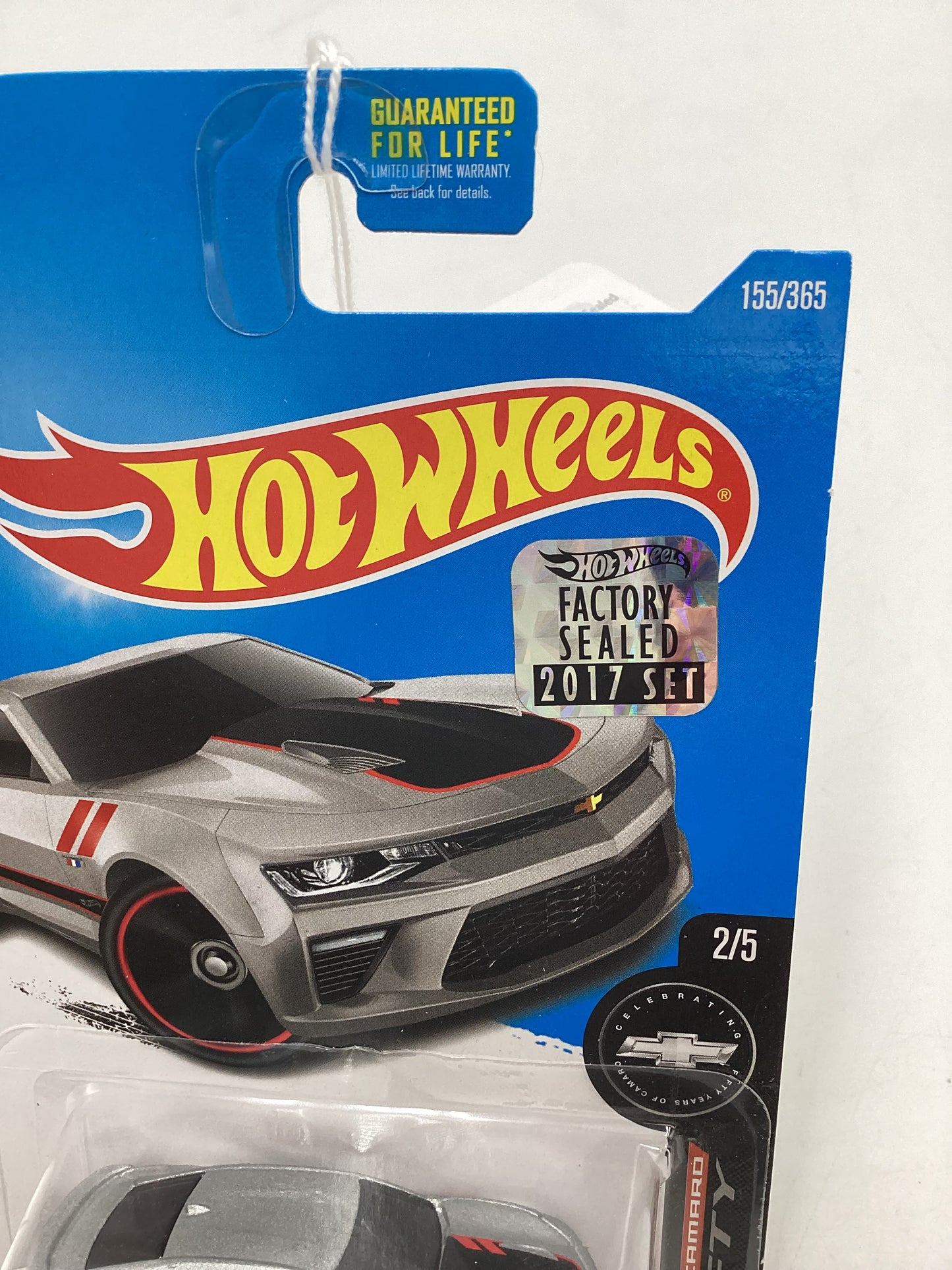 2017 Hot wheels #155 Factory Sealed Silver 16 Camaro SS 4B