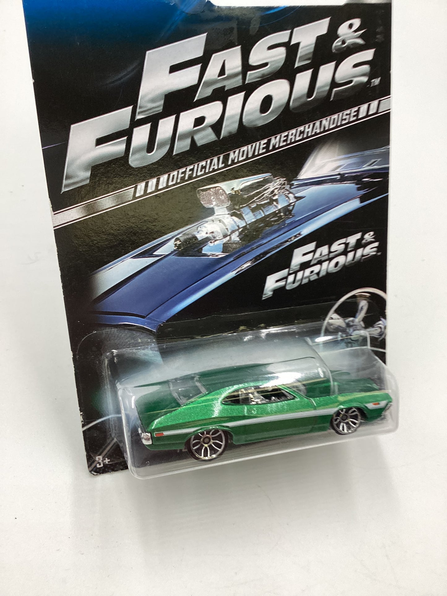 2014 Hot Wheels Fast & Furious #5 72 Ford Grand Torino Sport Green 69E