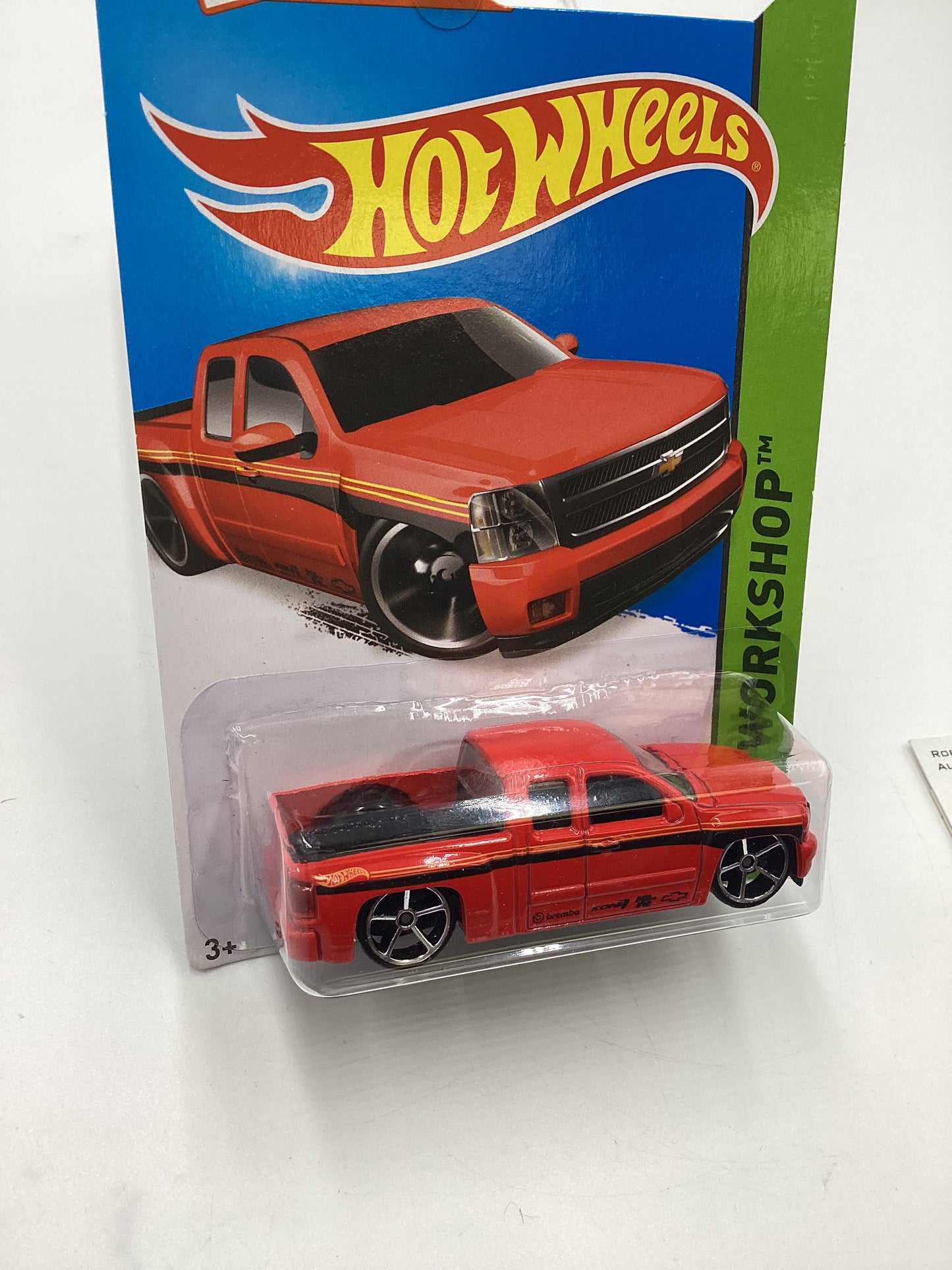 2015 Hot Wheels #249 Chevy Silverado Red 15A