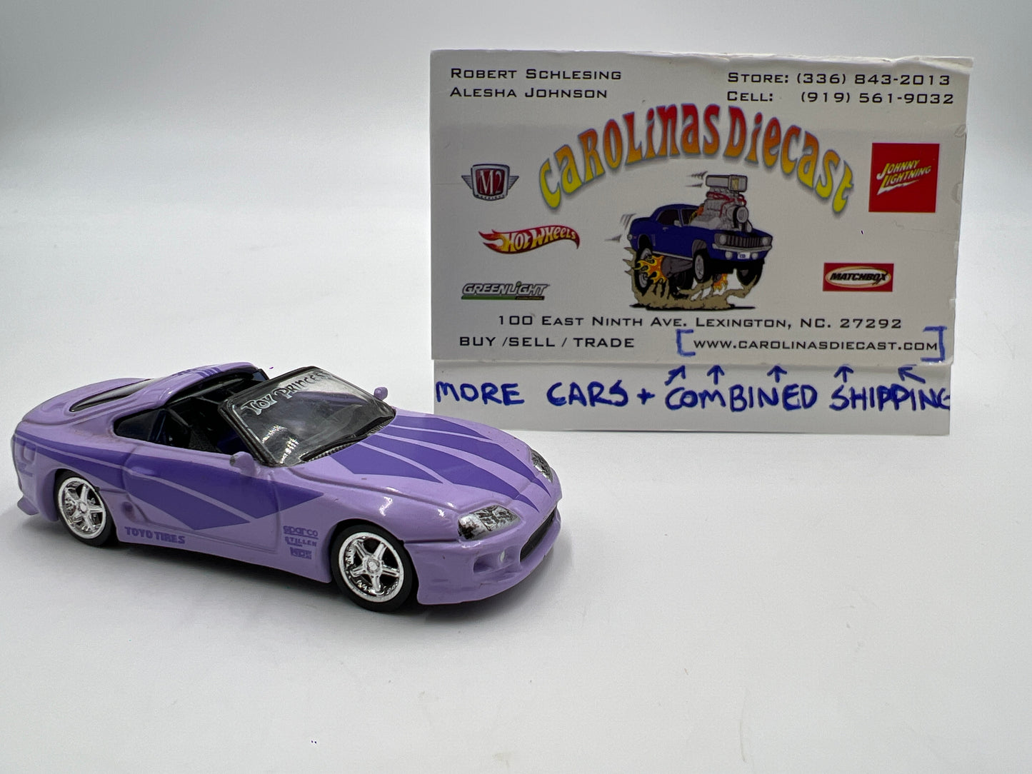 Racing Champions Fast & Furious 1995 Toyota Supra Purple Loose