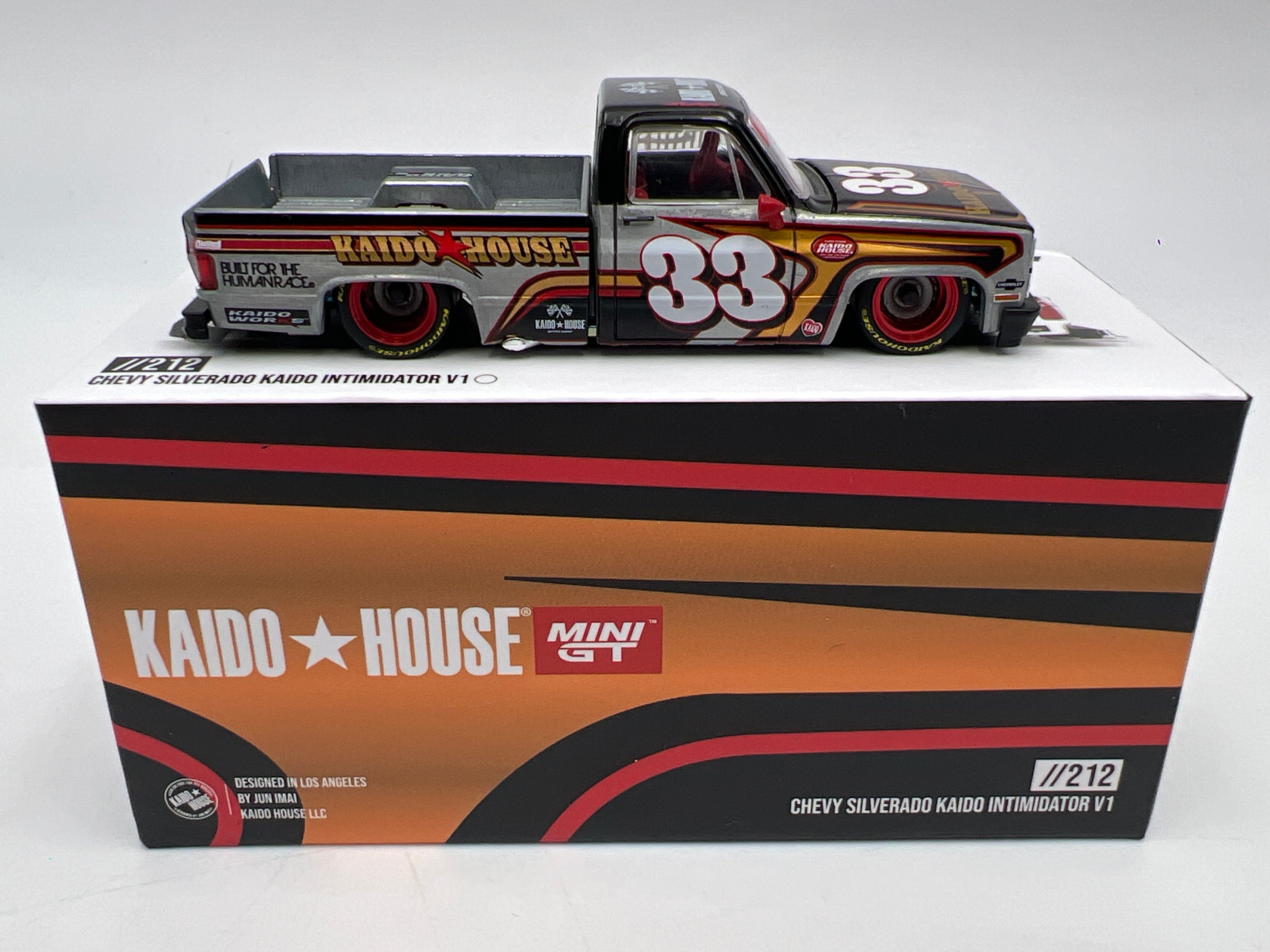 mini gt KAIDO Chevrolet Silverado　チェイス Mini GT x Kaido House #212 CHASE Chevrolet Silverado Kaido