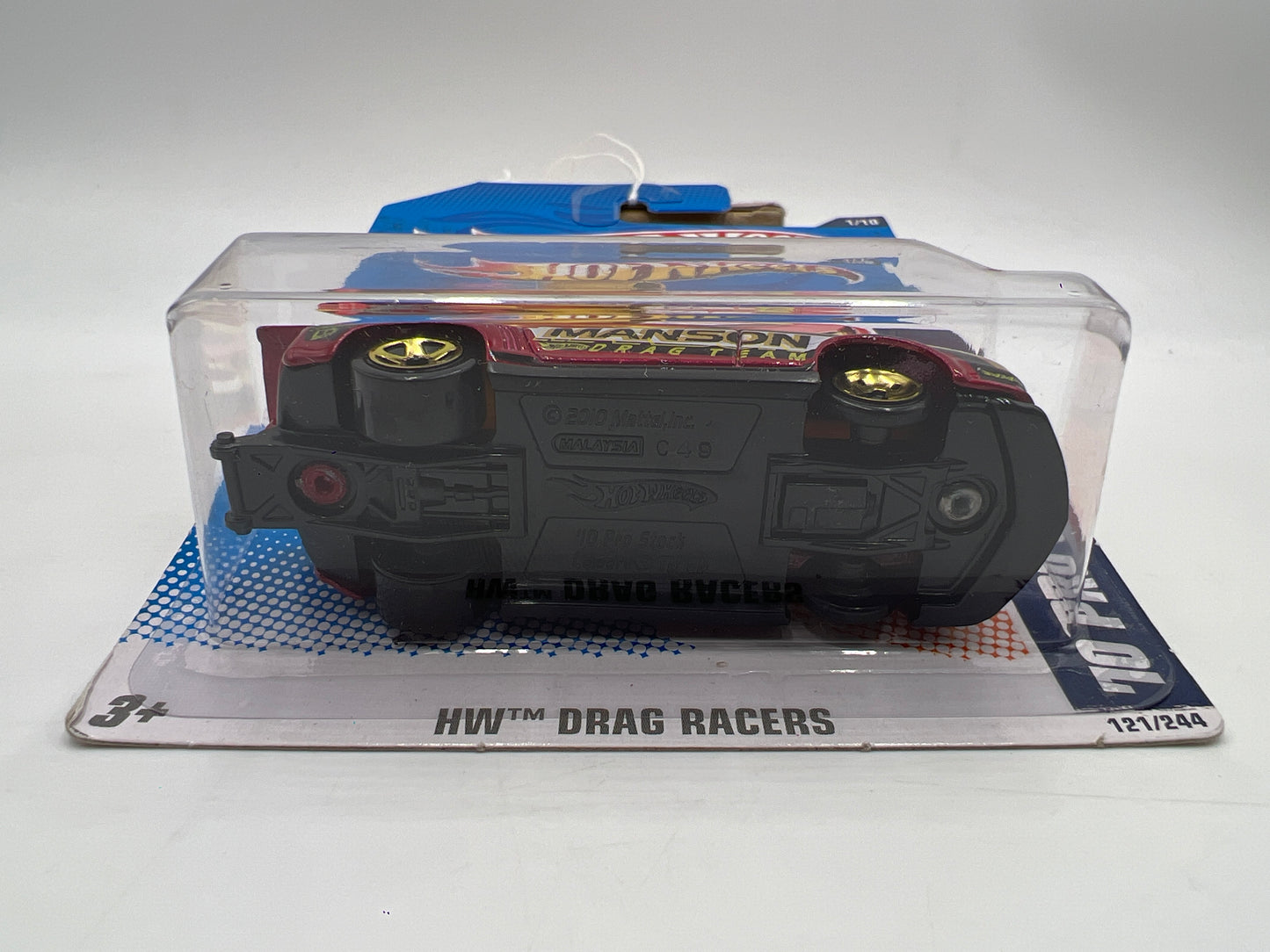 2011 Hot Wheels Drag Racers #121 10 Pro Stock Camaro Red 7F