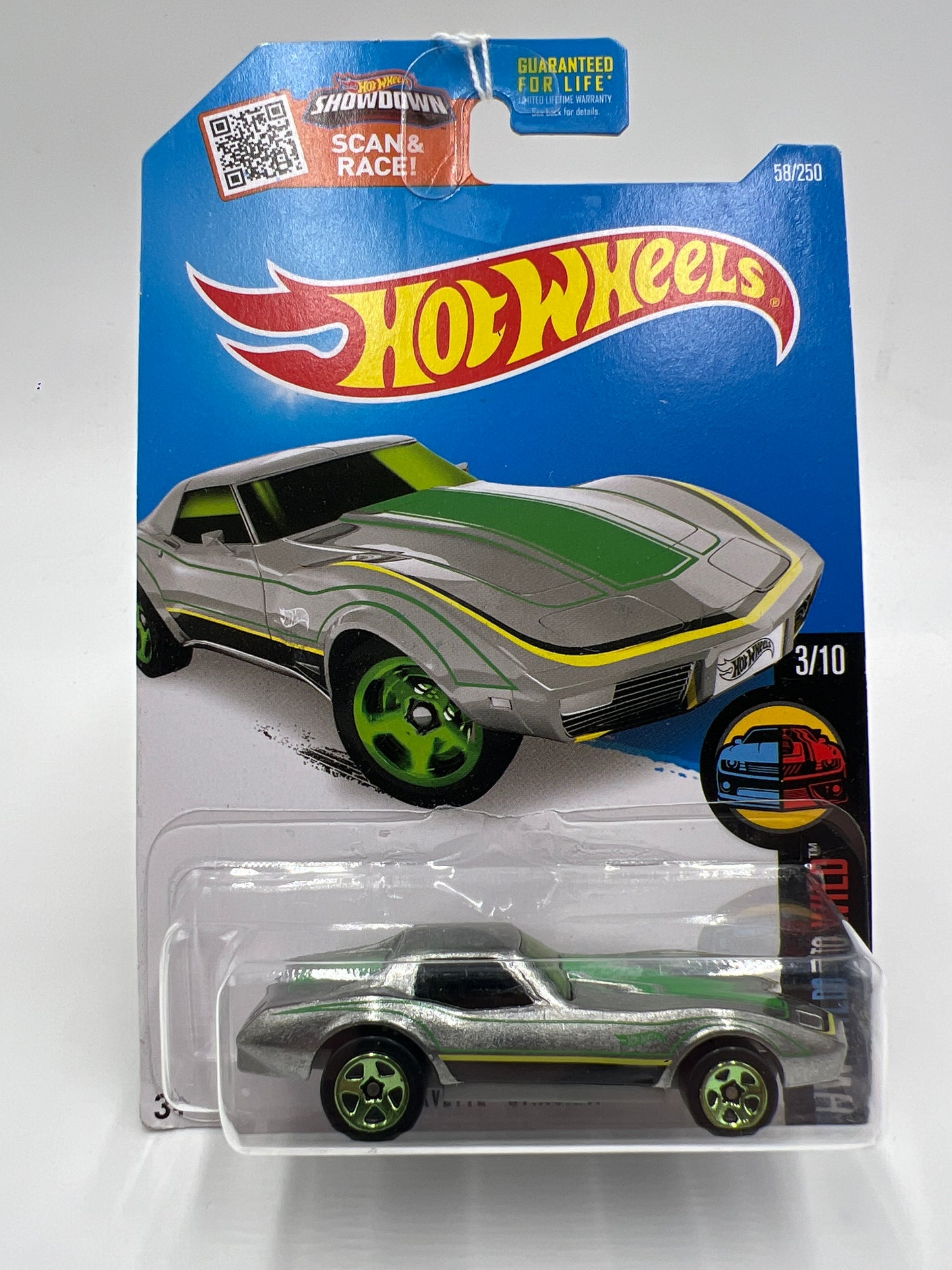 2016 Hot Wheels Walmart Exclusive Zamac #58 Corvette Stingray 146G