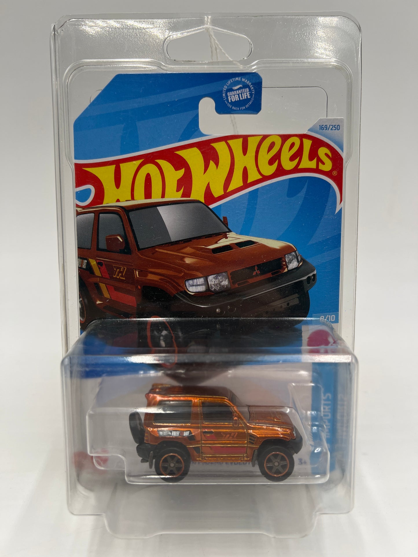 2024 Hot Wheels Super Treasure Hunt #169 Mitsubishi Pajero Evolution Orange W/Protector