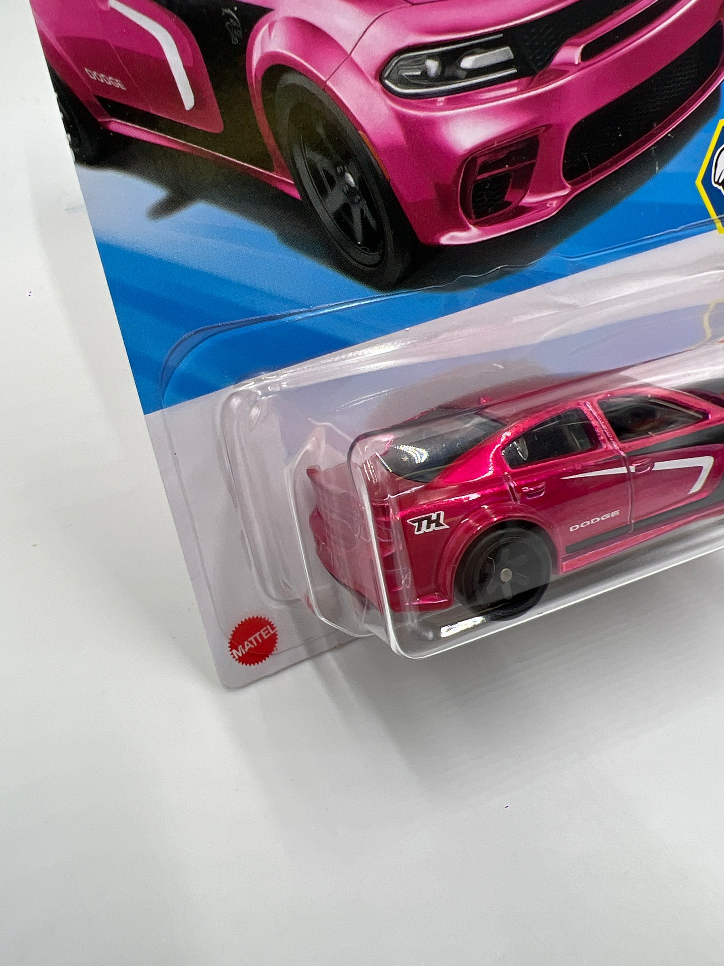 2025 Hot Wheels N Case Super Treasure Hunt #240 20 Dodge Charger Hellcat Pink W/Protector #1