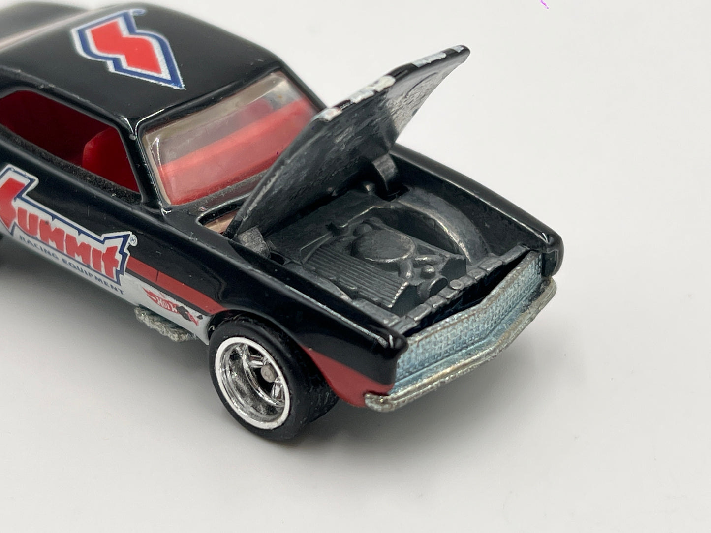 2013 Hot Wheels Super Treasure Hunt 67 Camaro Summit Black W/No Logo Base Loose