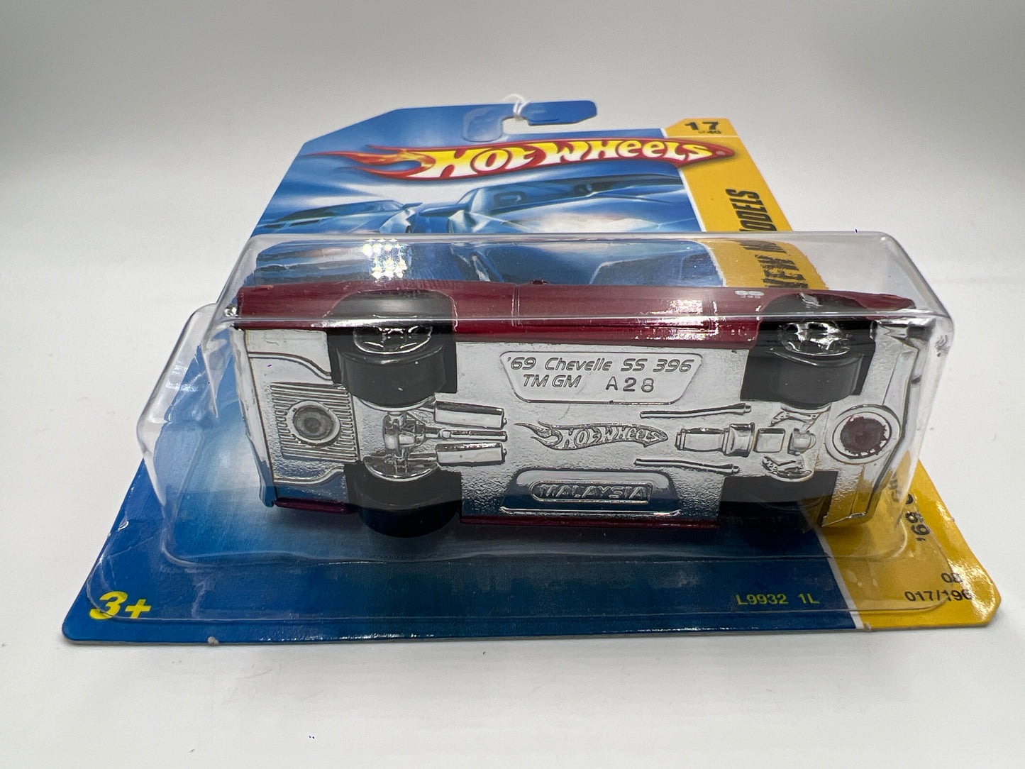 2008 Hot Wheels New Models #17 69 Chevelle Red 5D